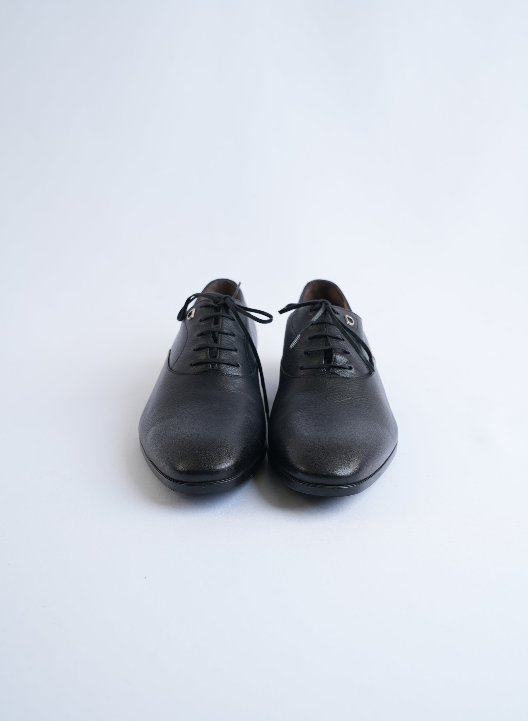 Oxford en cuir noir Salvatore Ferragamo
