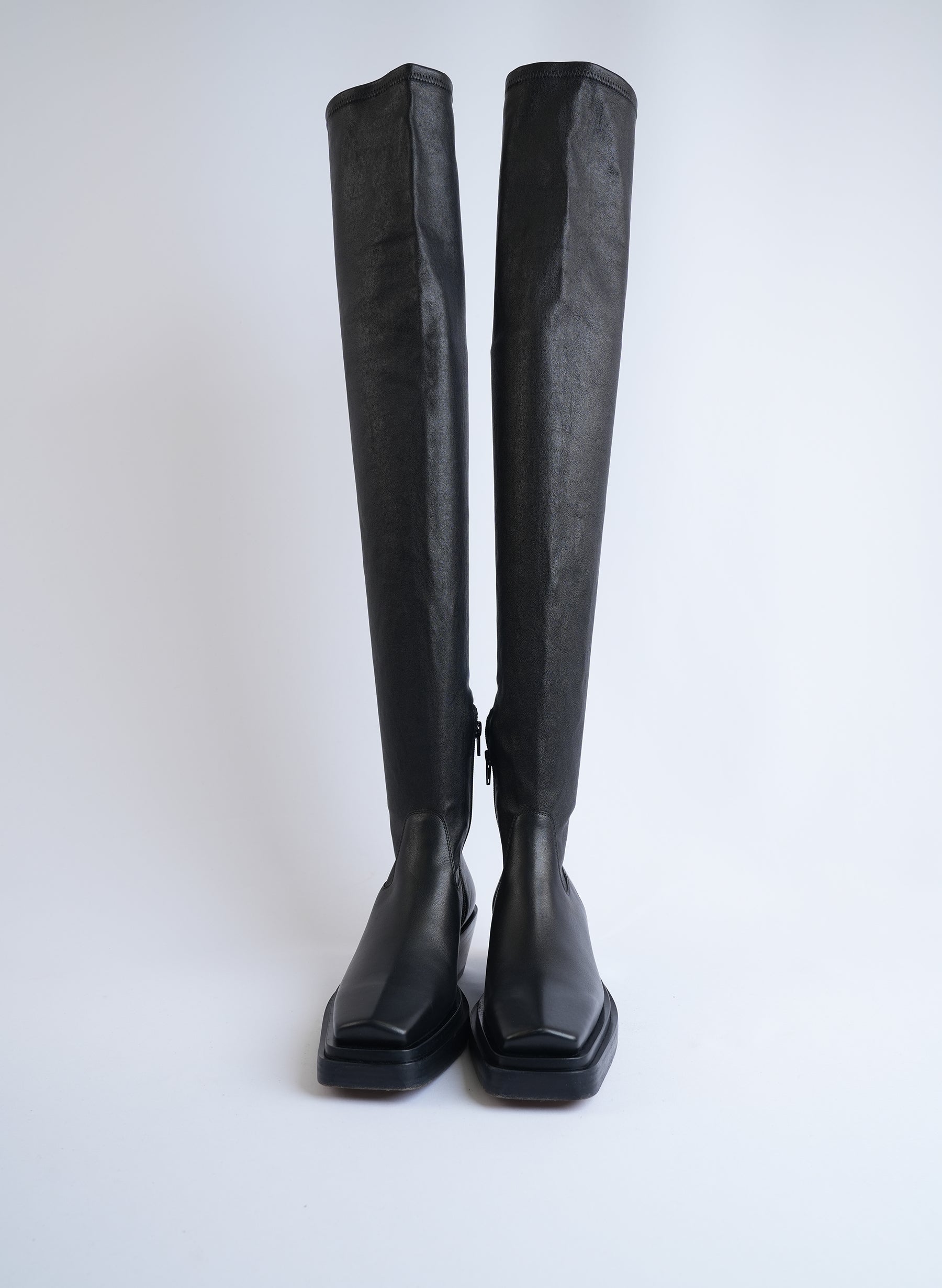 Bottes hautes en cuir Bottega Veneta