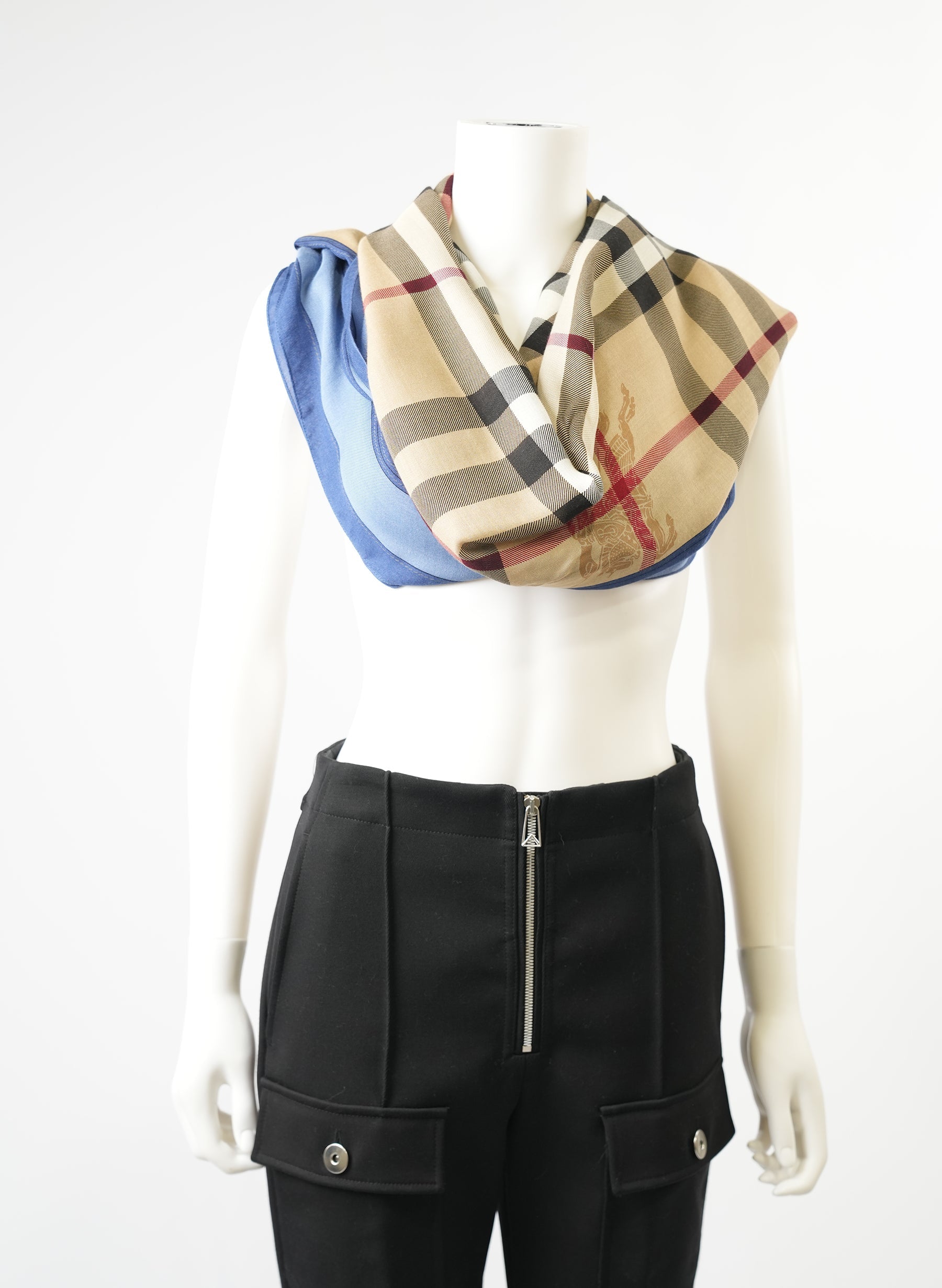 Écharpe en cachemire multicolore Burberry