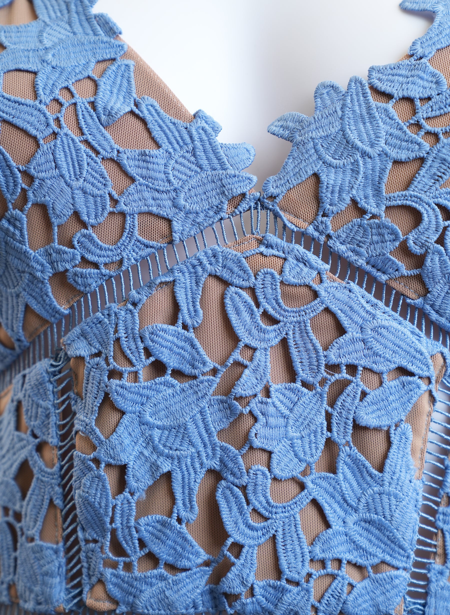 Self Portrait Midi Lace Dress