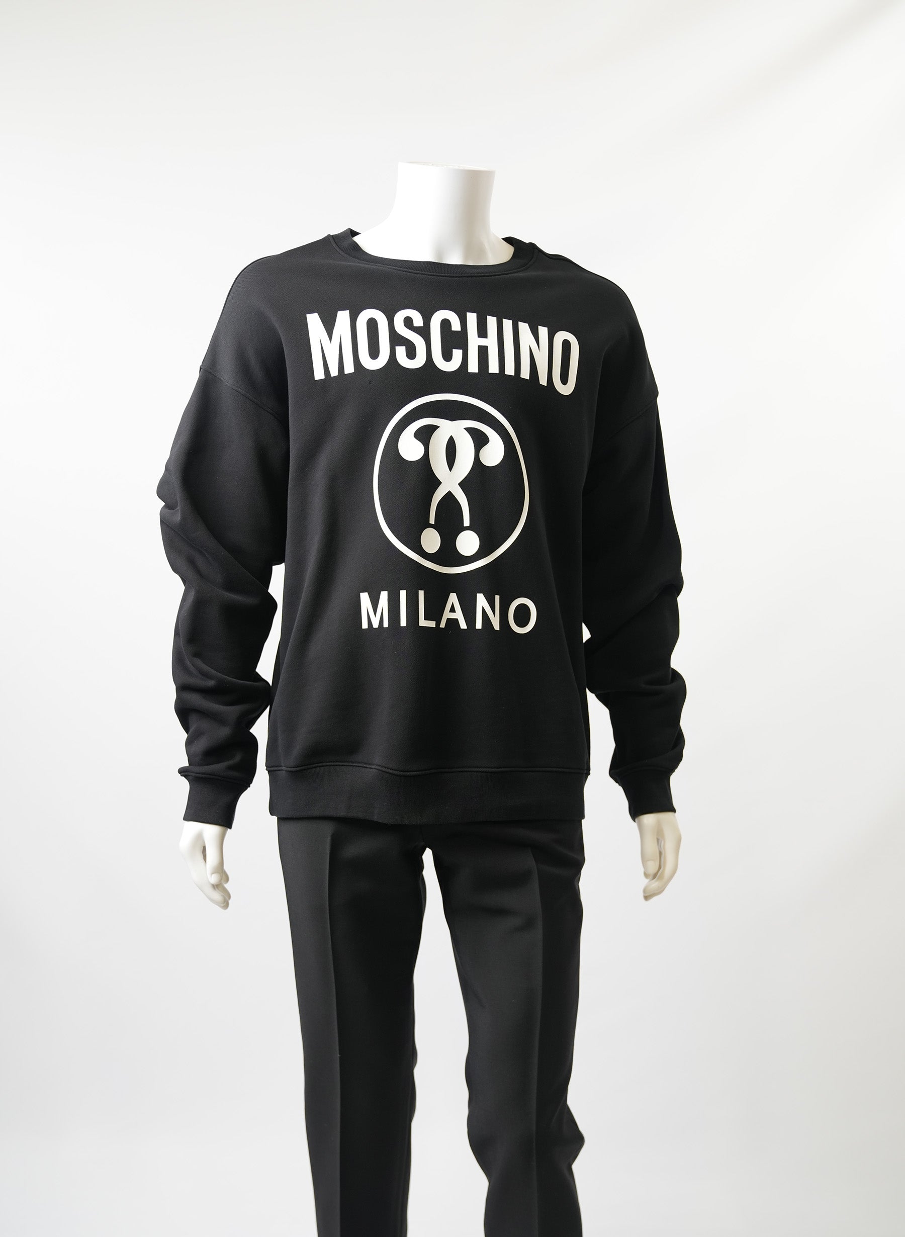 Sweat-shirt noir Moschino Milano