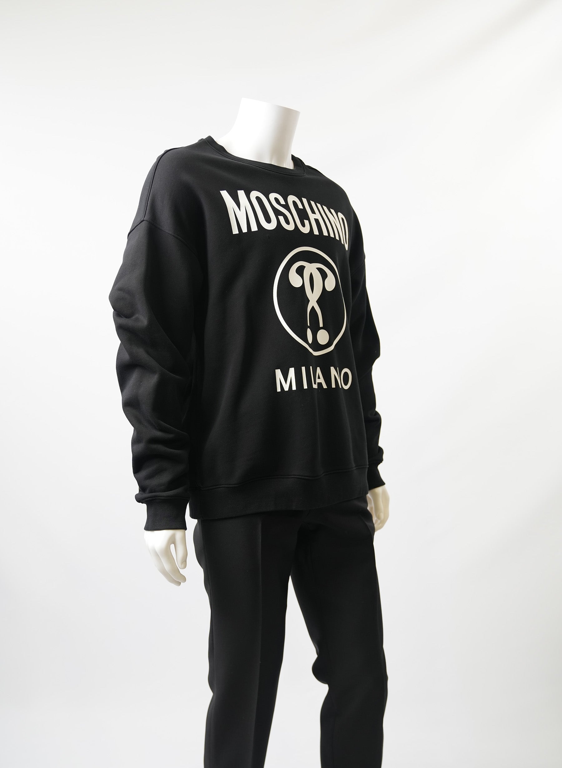 Sweat-shirt noir Moschino Milano