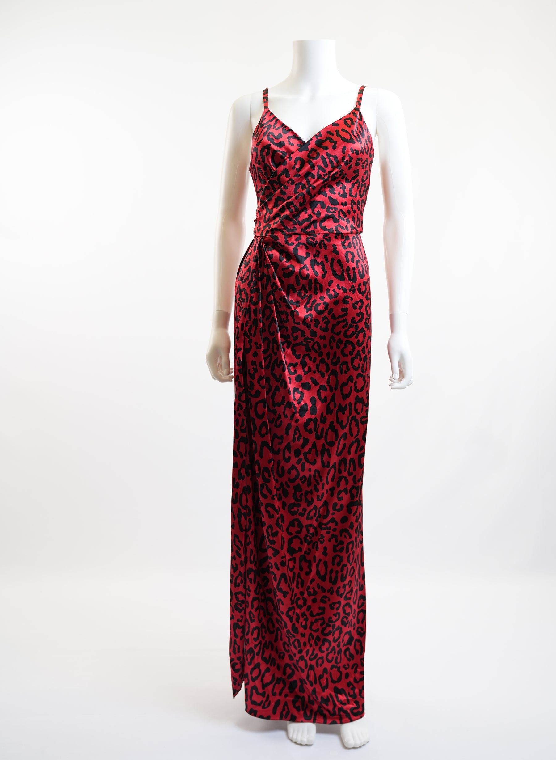Dolce & Gabbana Leopard Print Silk Dress