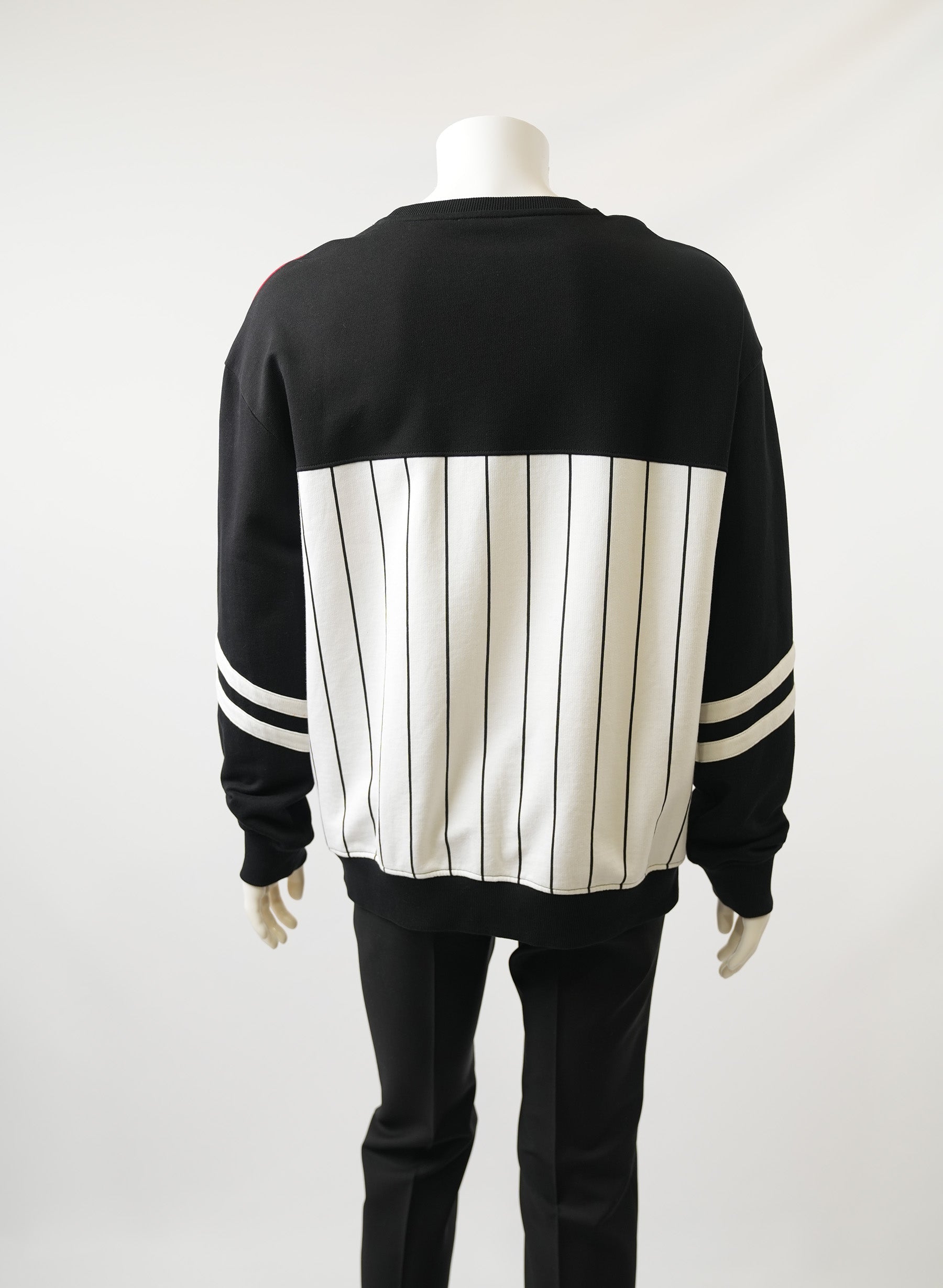 Sweat-shirt de baseball multicolore Balmain