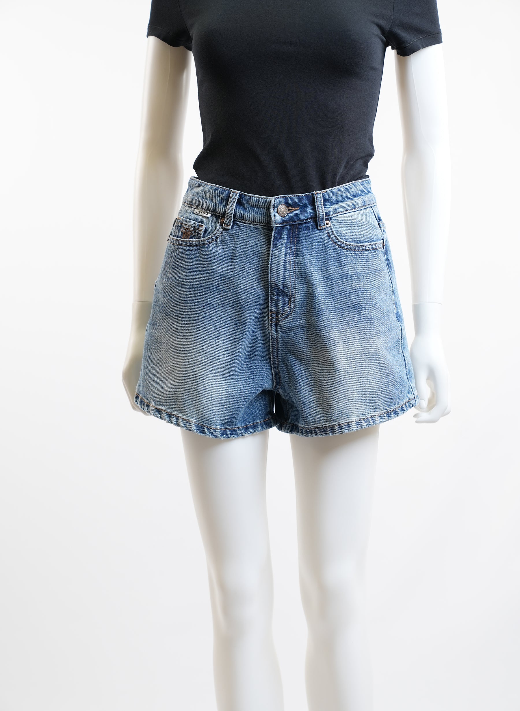 Short en jean Céline