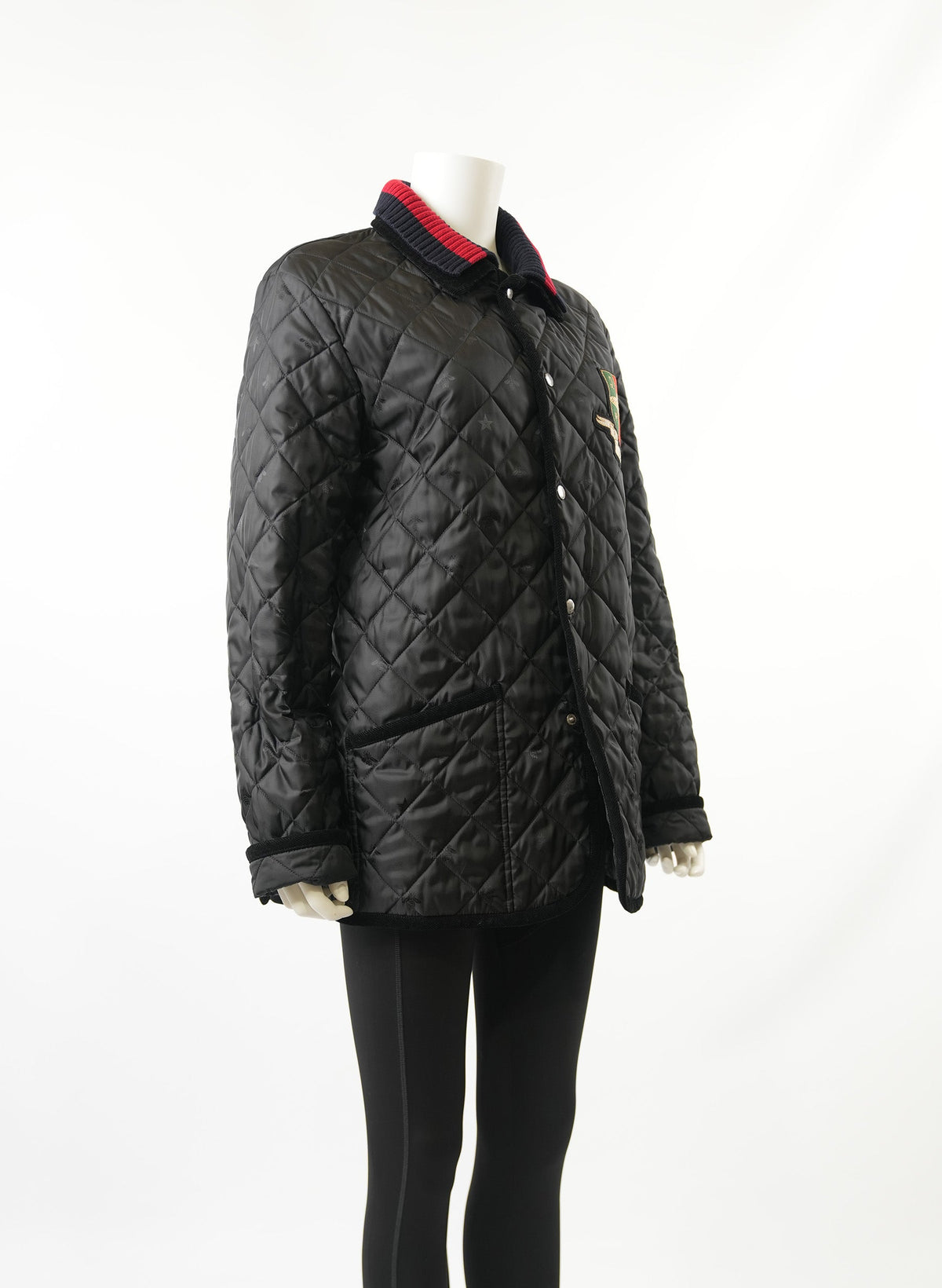Veste matelassée noire Gucci