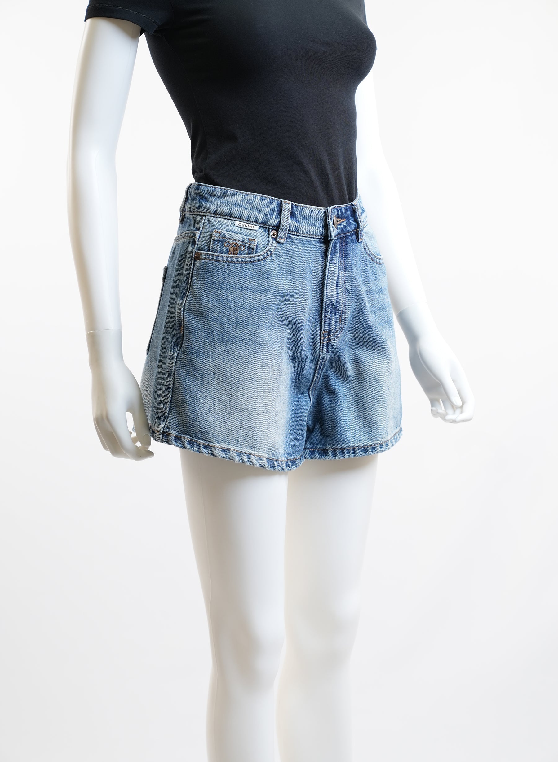 Short en jean Céline