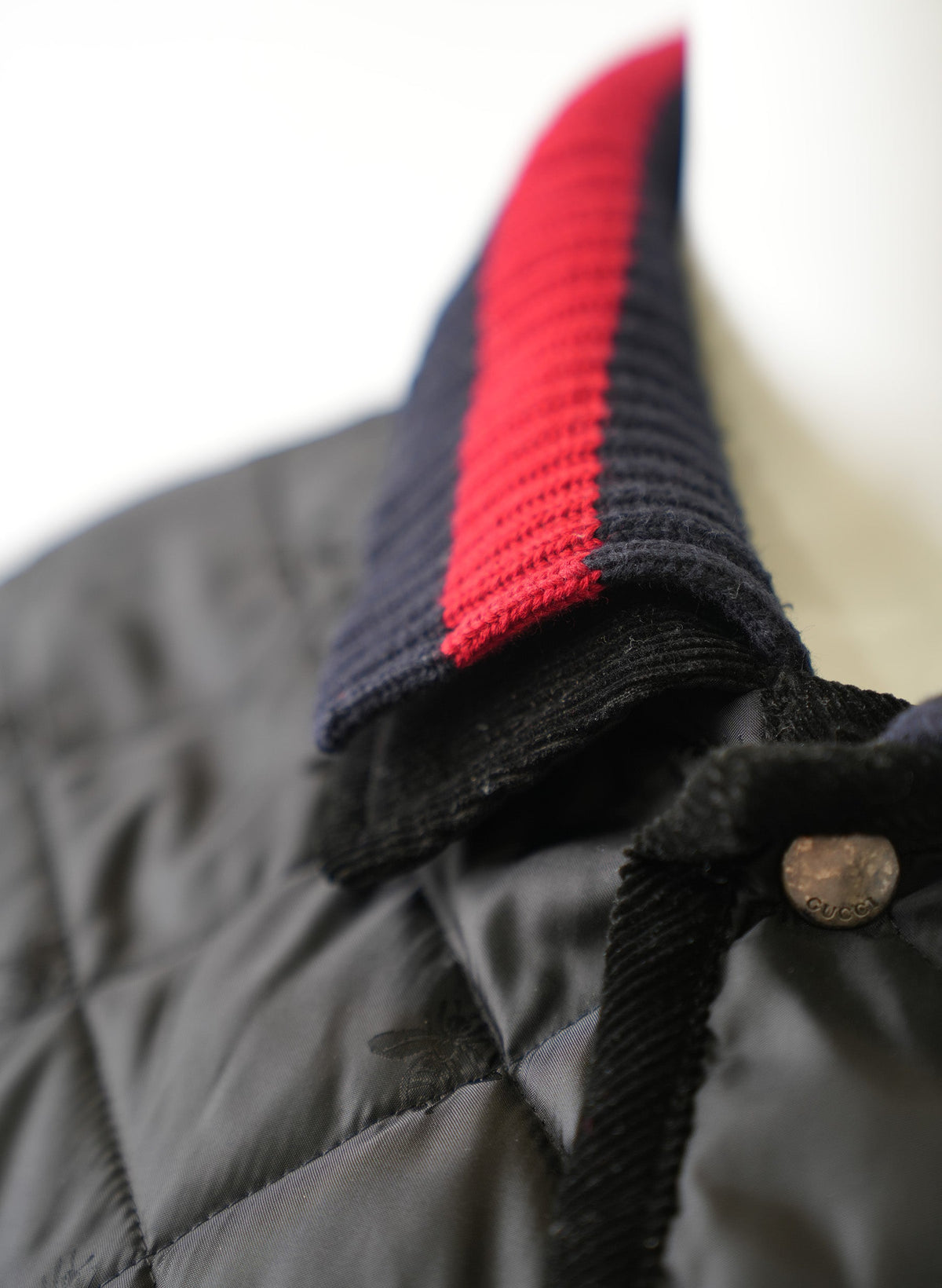 Veste matelassée noire Gucci