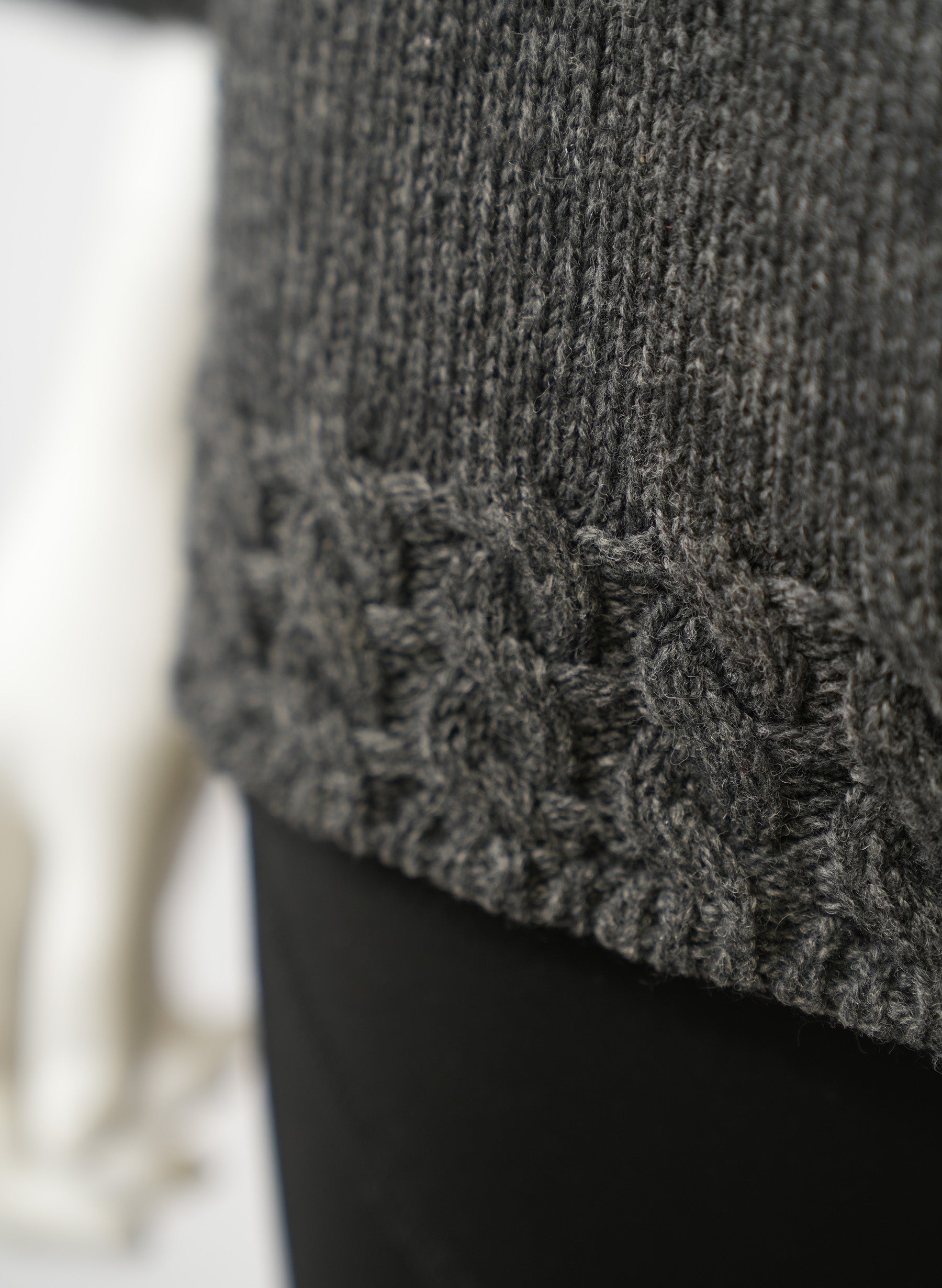 Prada Grey Cardigan Sweater