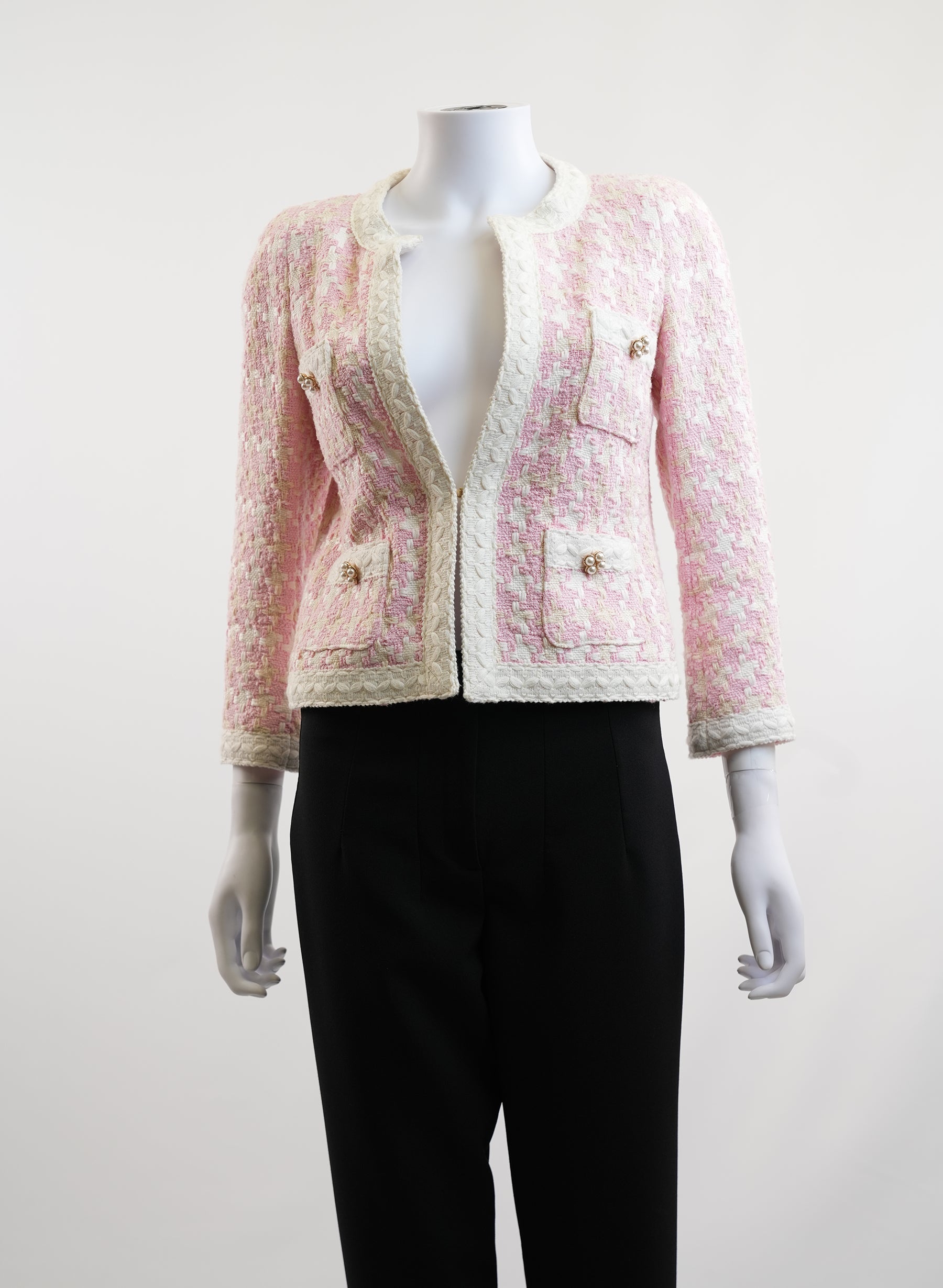 Edward Achour Pink Tweed Jacket