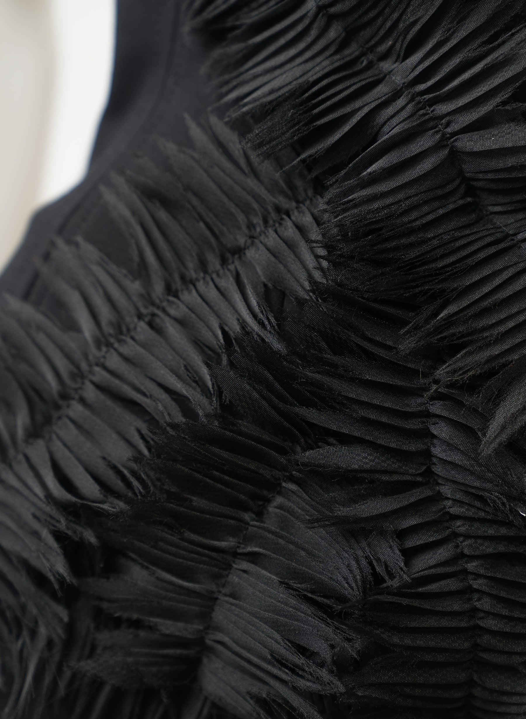 Chemisier noir à épaules dénudées Marie Saint Pierre