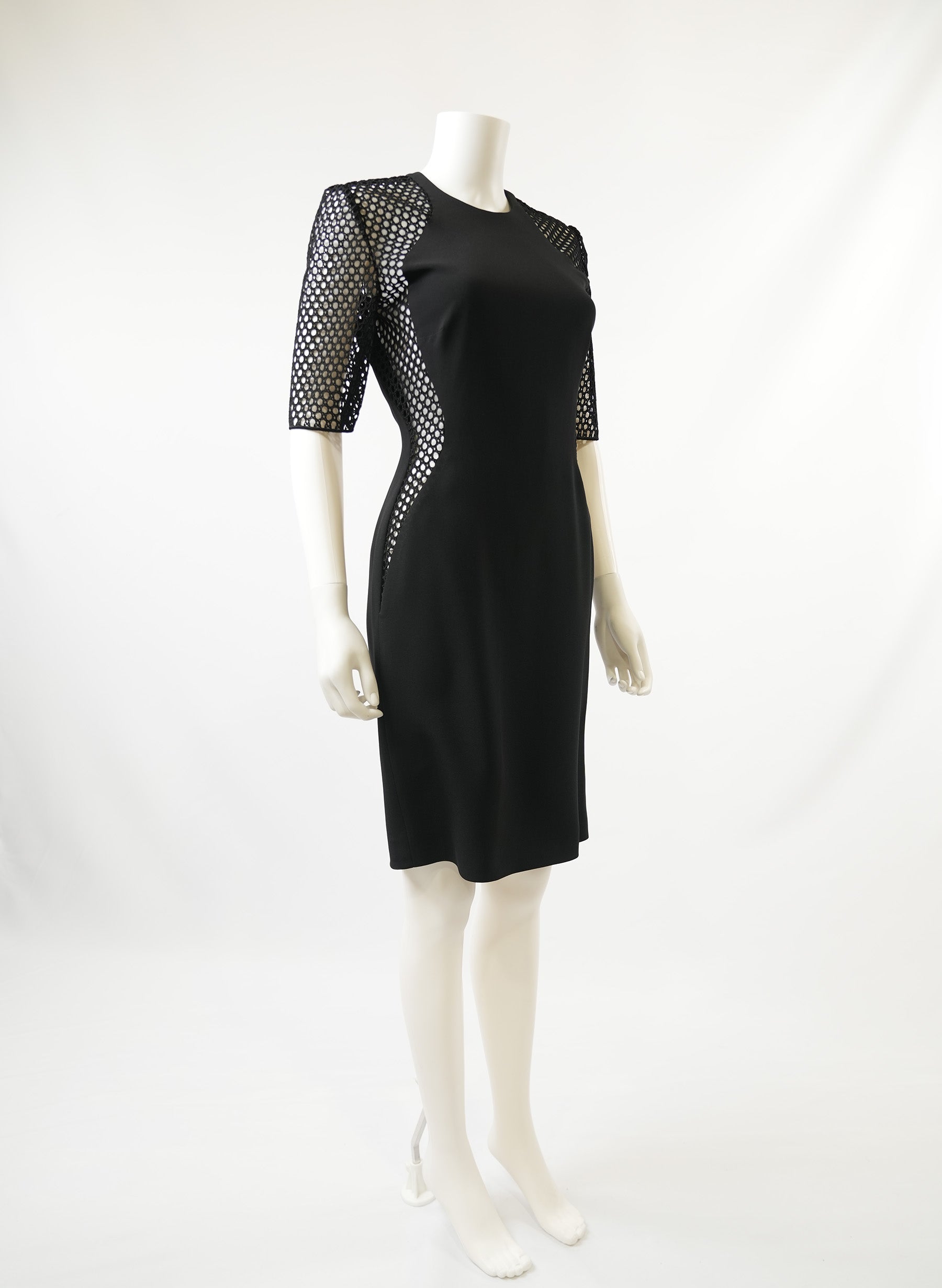 Stella McCartney Black April Illusion Dress