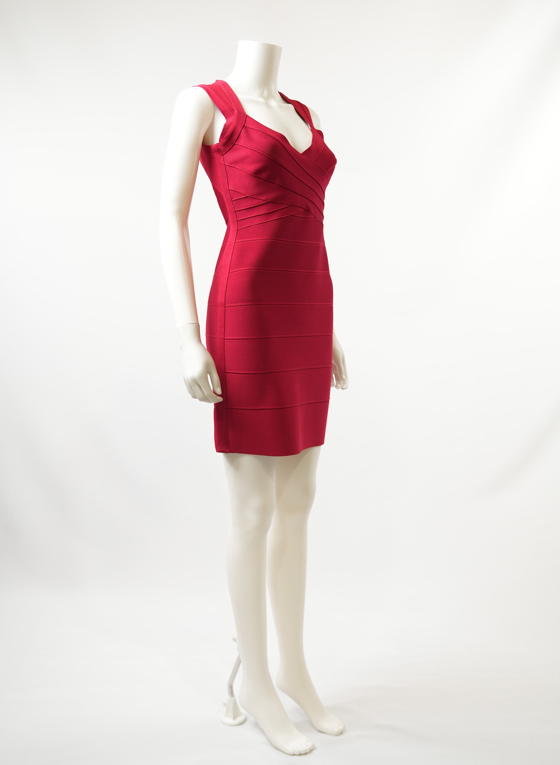 Robe fourreau courte Hervé Léger