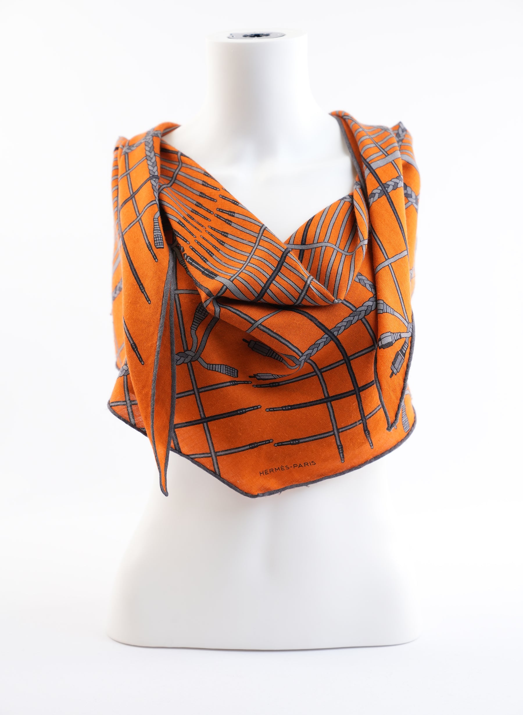 Foulard Hermès orange