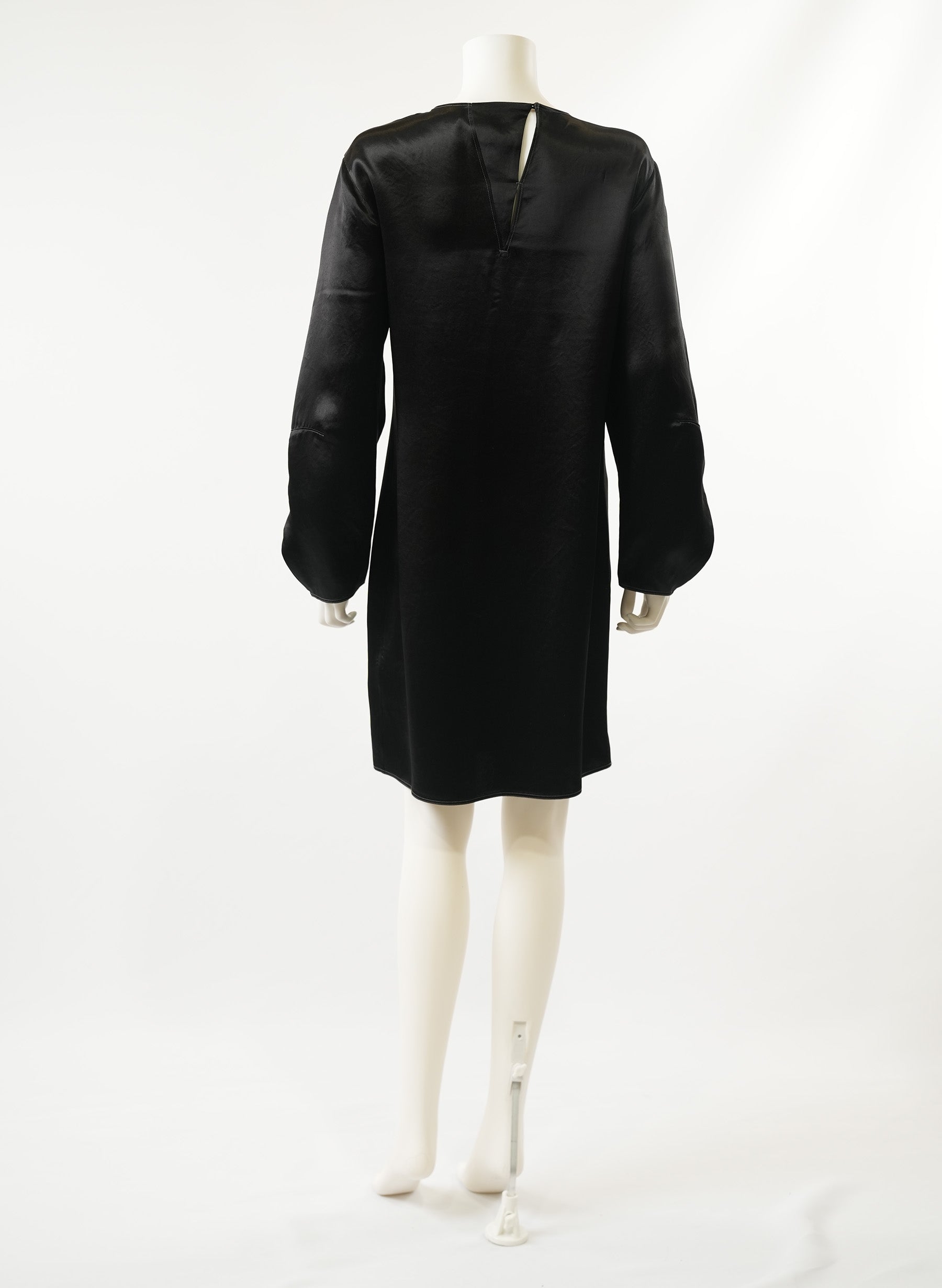 Robe noire à manches longues Acne Studios