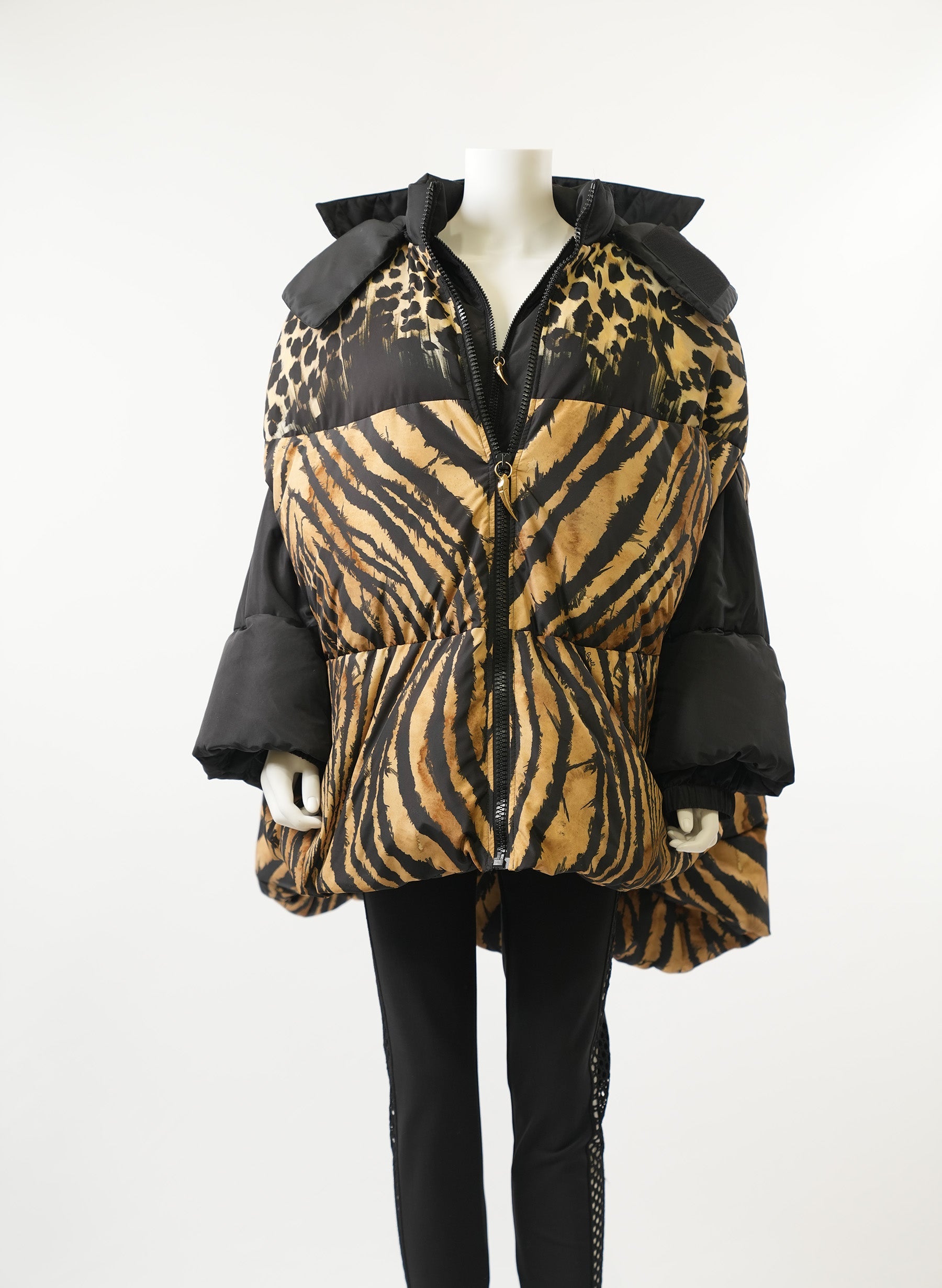 Roberto Cavalli Print Down Jacket