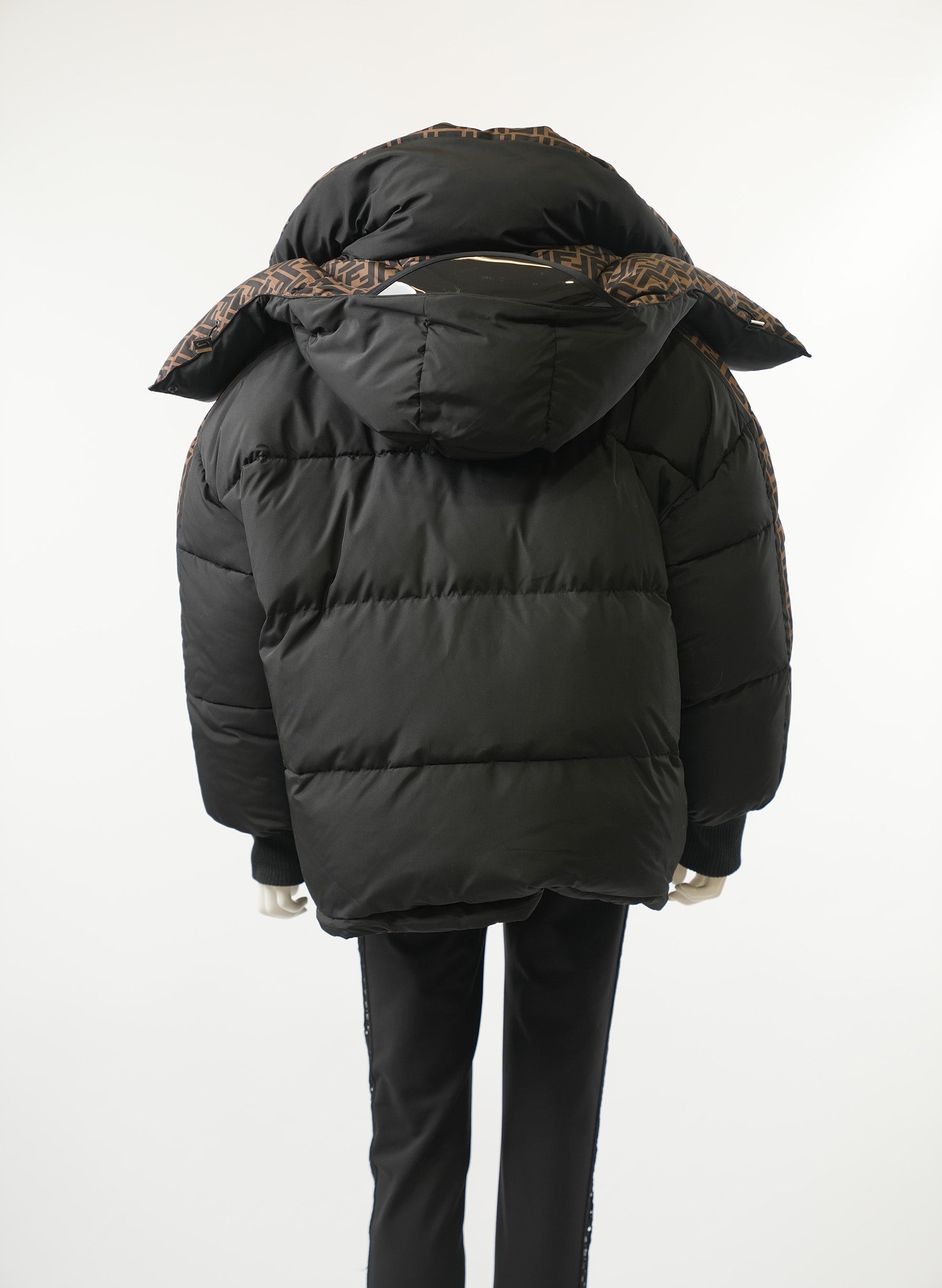 Fendi Reversible Black Down Forever Puffer Jacket