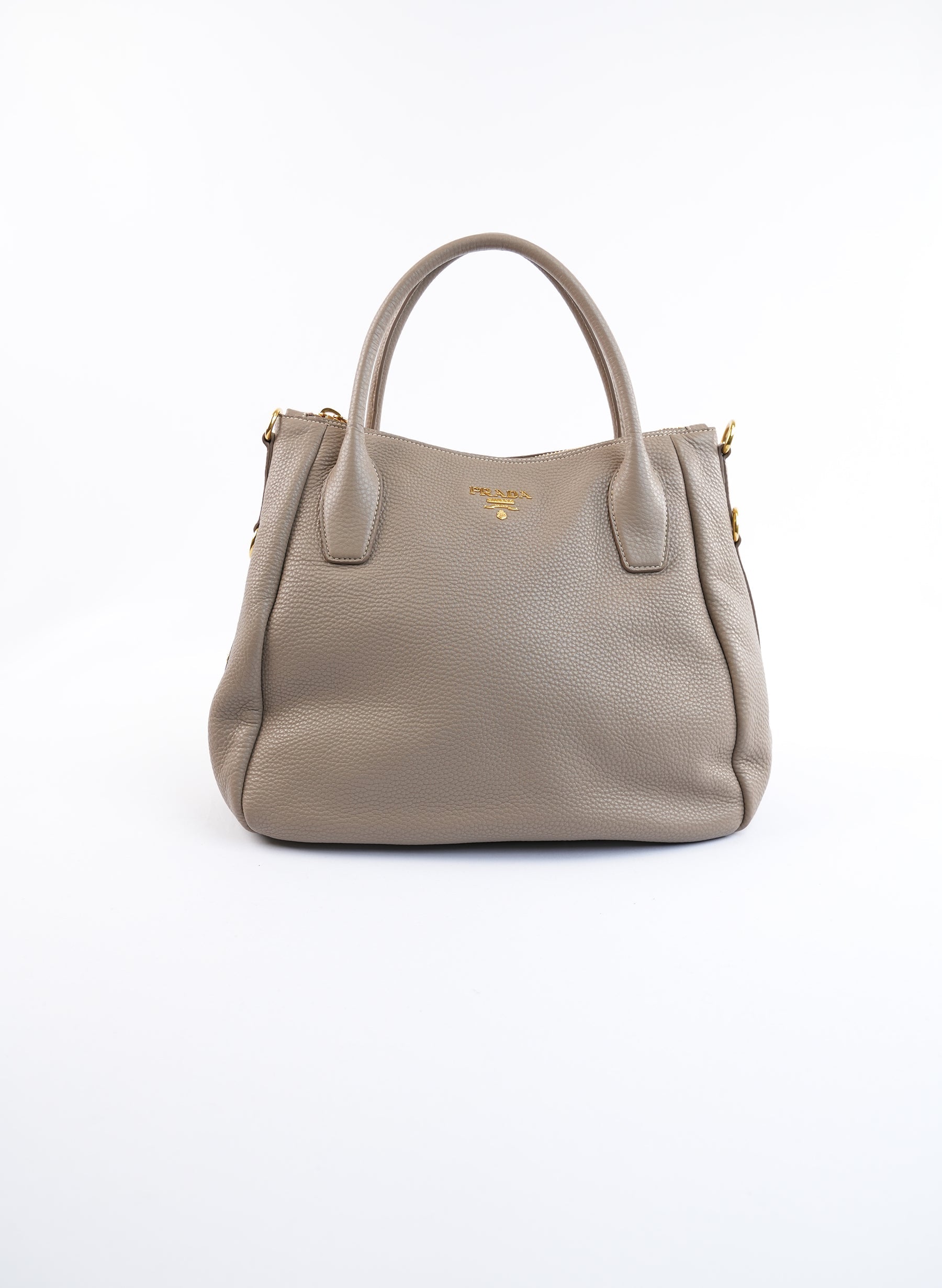 Grand sac Prada gris