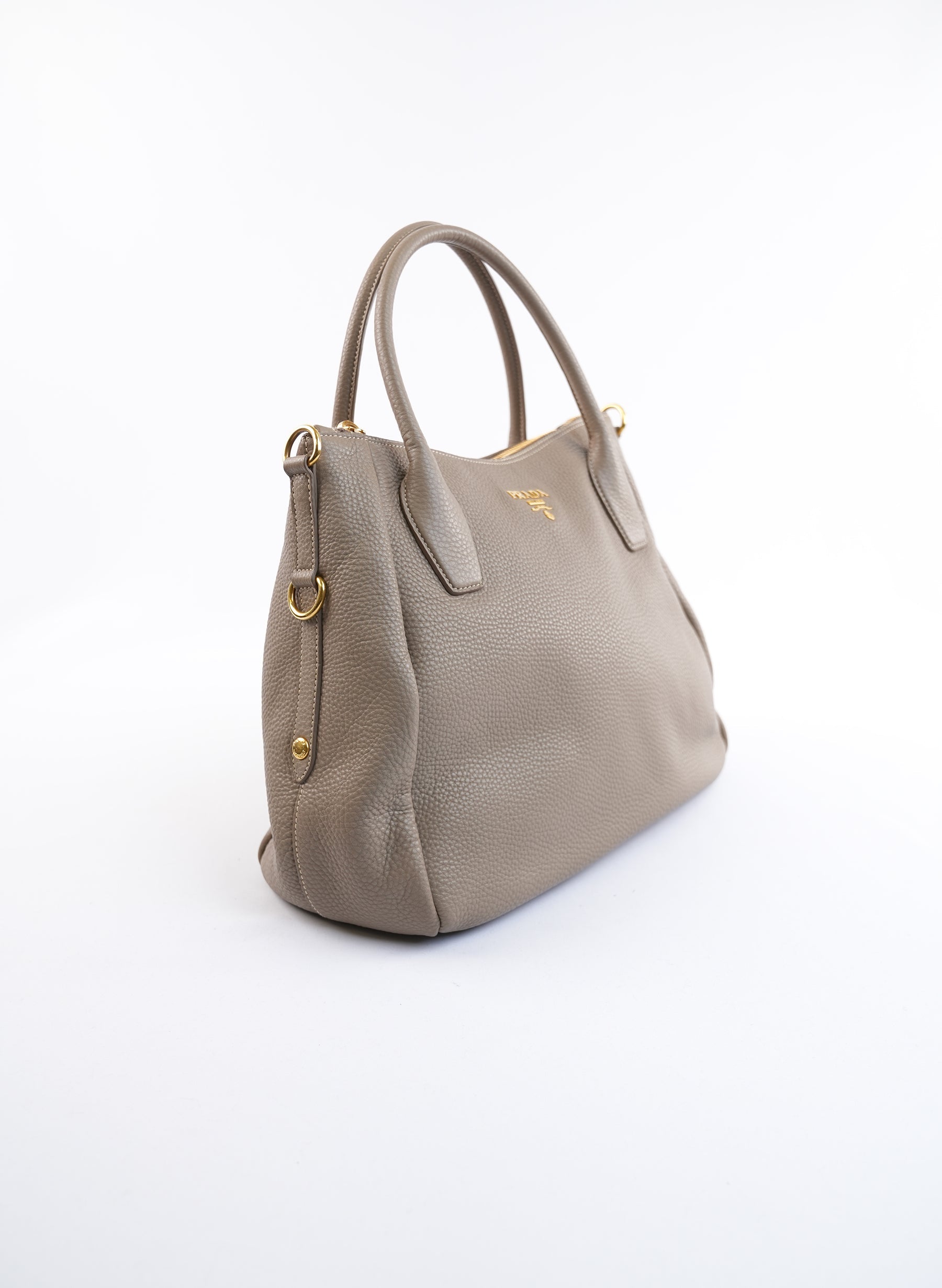Grand sac Prada gris