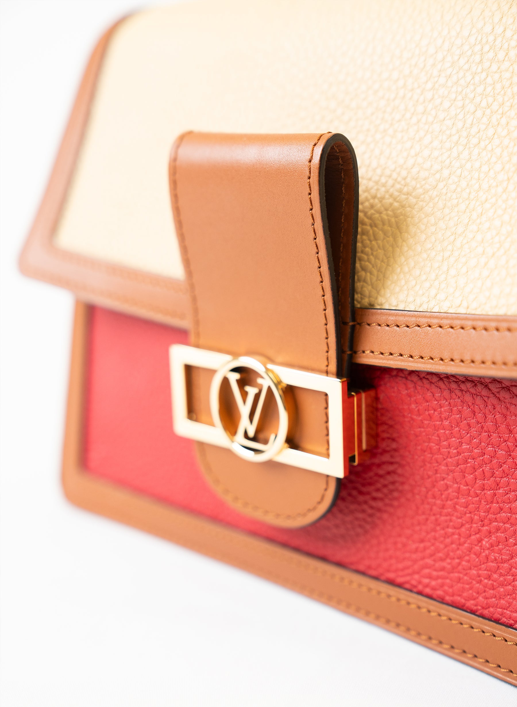 Sac bandoulière Louis Vuitton Dauphine en cuir