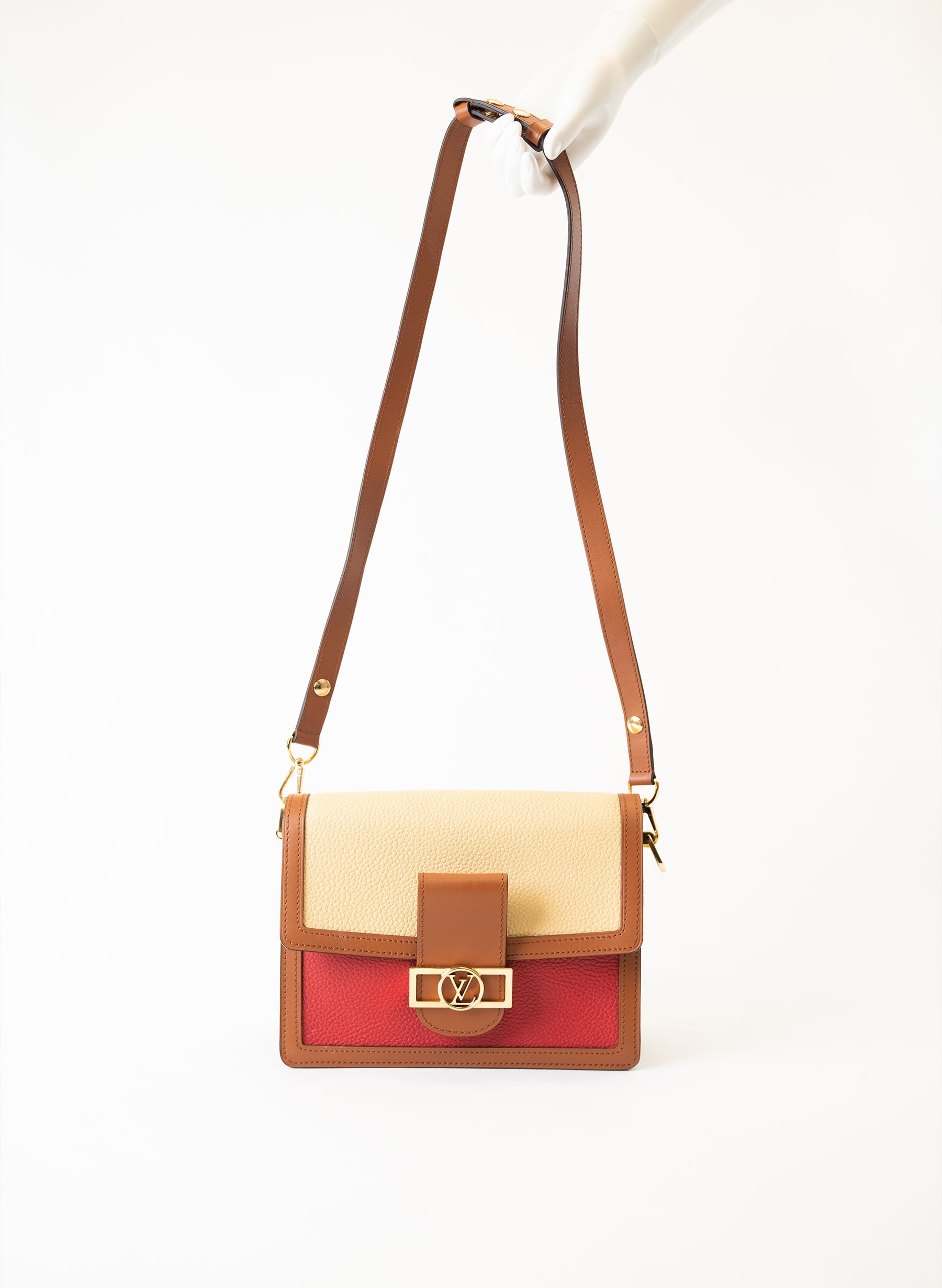 Sac bandoulière Louis Vuitton Dauphine en cuir