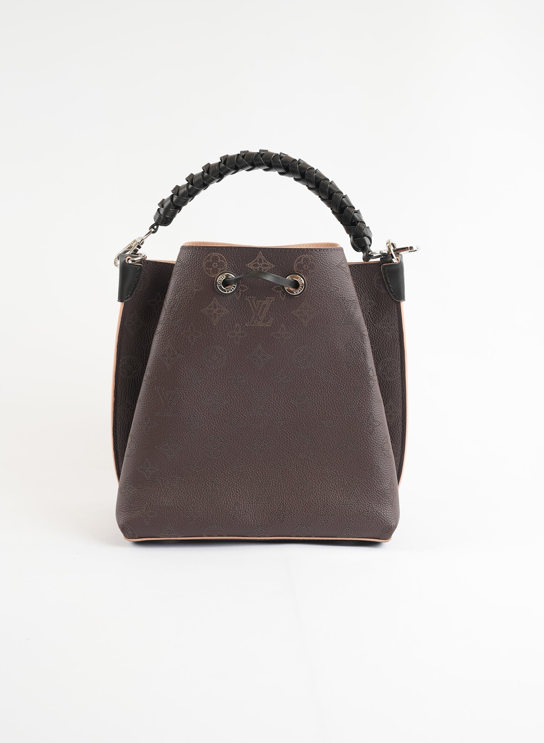 Louis Vuitton Monogram Mahina Muria Brown Bucket Bag