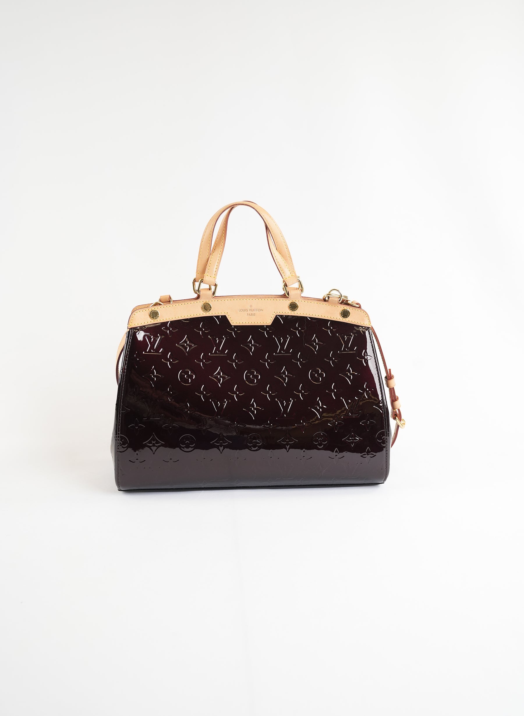 Louis Vuitton Monogram Vernis Brea GM Amarante Sac à bandoulière