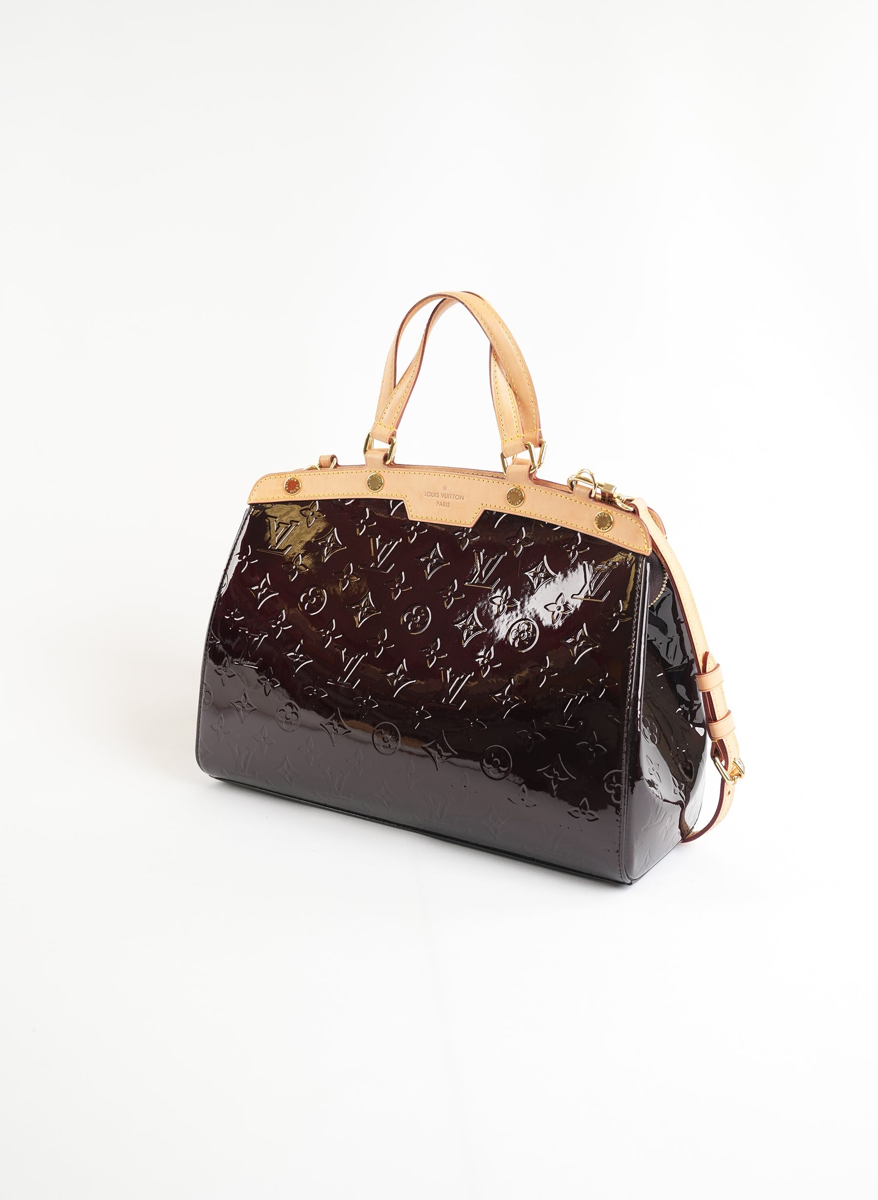 Louis Vuitton Monogram Vernis Brea GM Amarante Sac à bandoulière