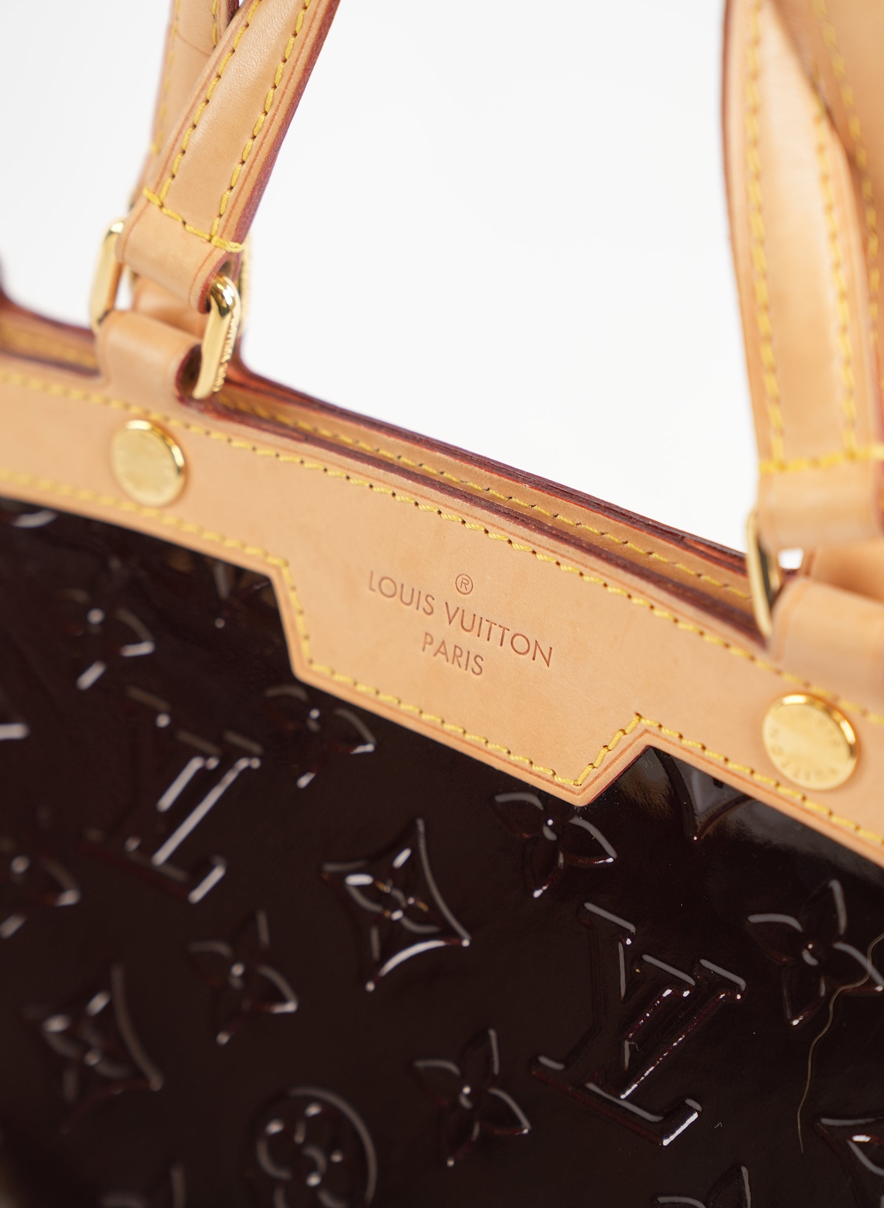 Louis Vuitton Monogram Vernis Brea GM Amarante Sac à bandoulière