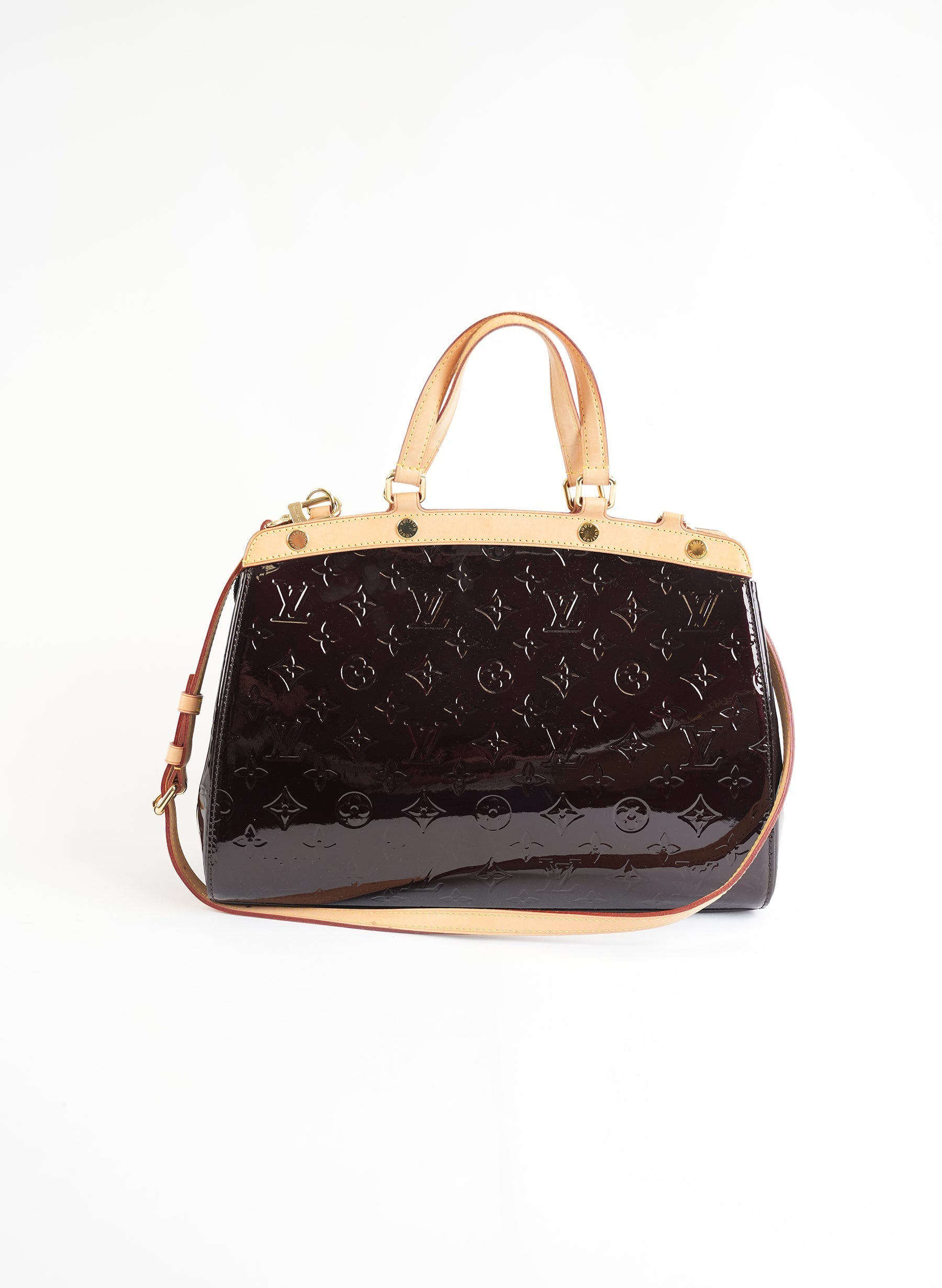 Louis Vuitton Monogram Vernis Brea GM Amarante Sac à bandoulière