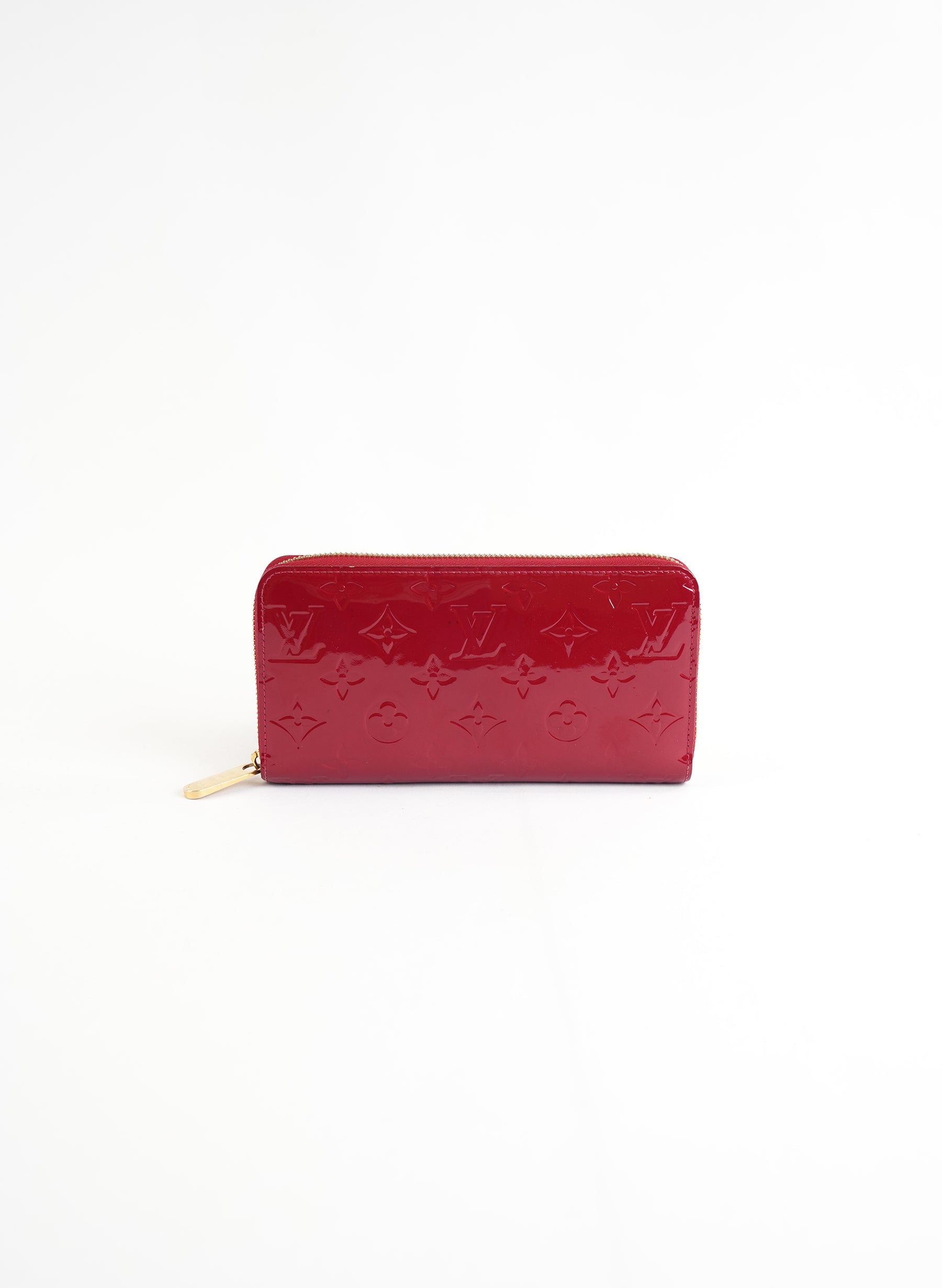 Louis Vuitton Portefeuille Zippy Vernis Rouge