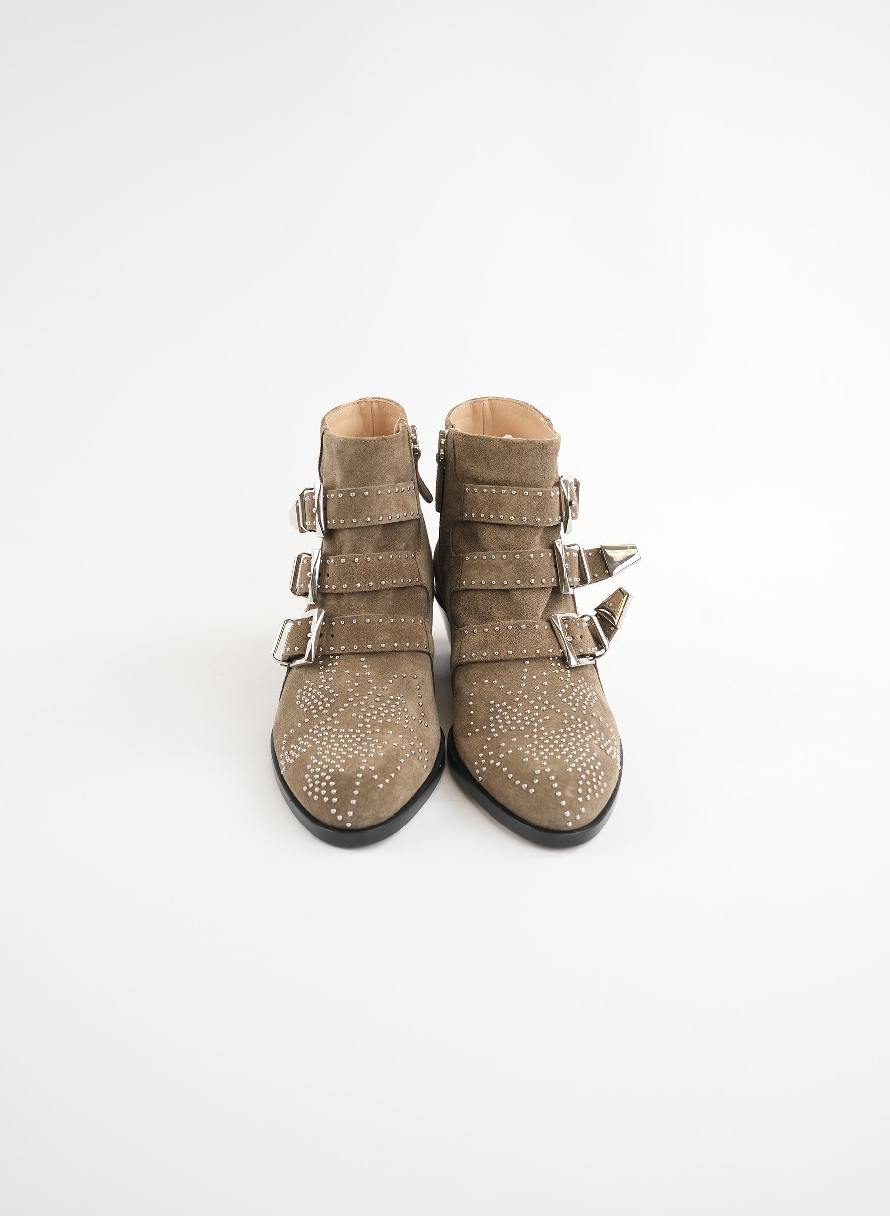 Chloé Susanna Studded Suede Ankle Boot