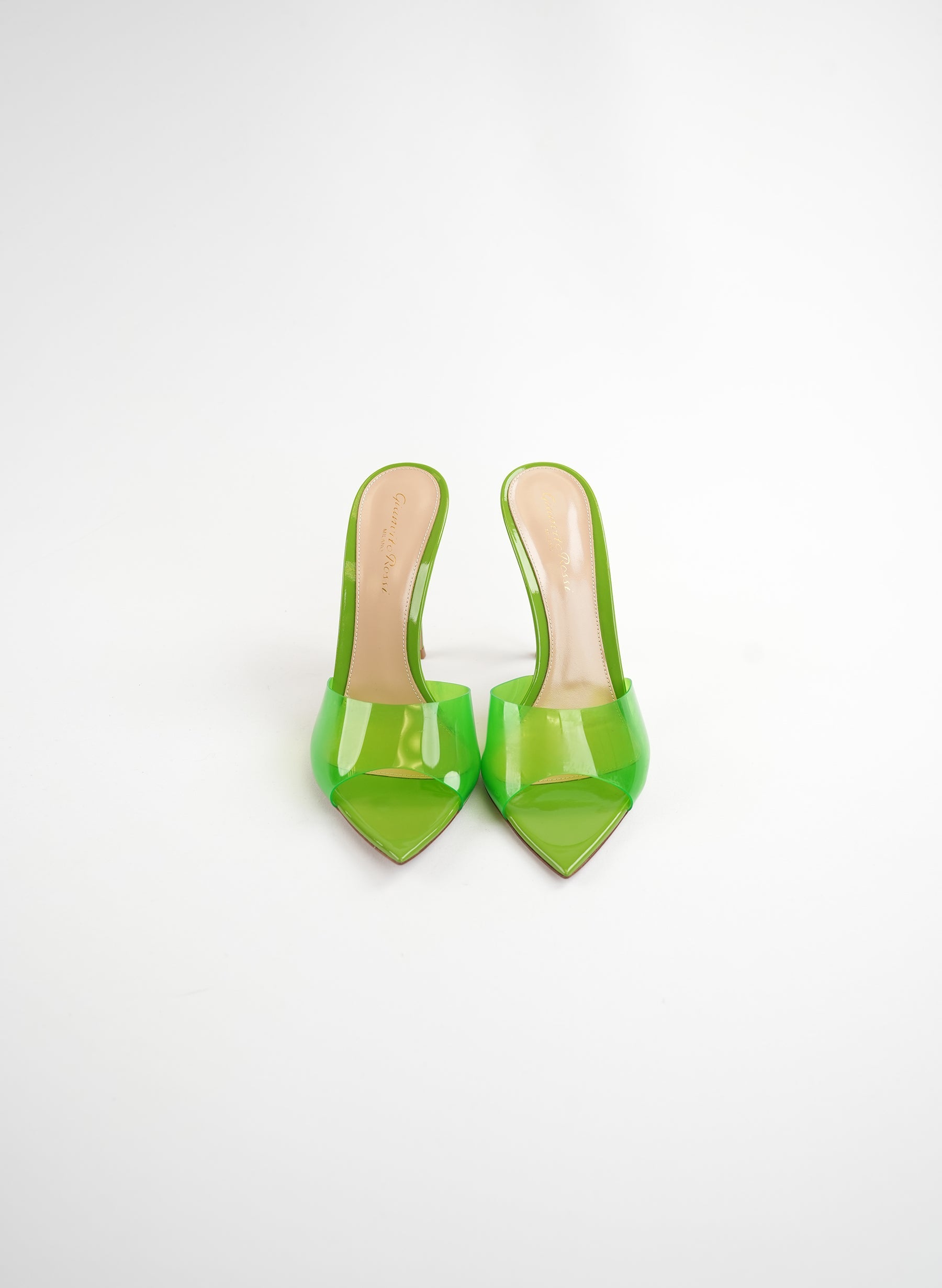 Gianvito Rossi - Sandales à talons Elle vertes