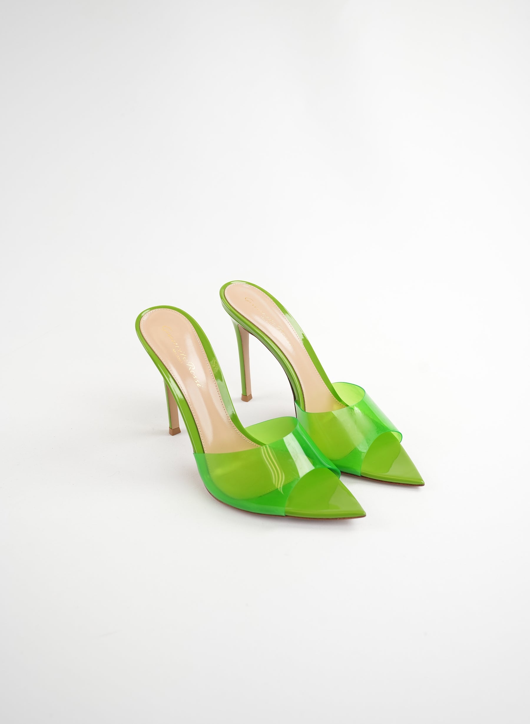 Gianvito Rossi - Sandales à talons Elle vertes