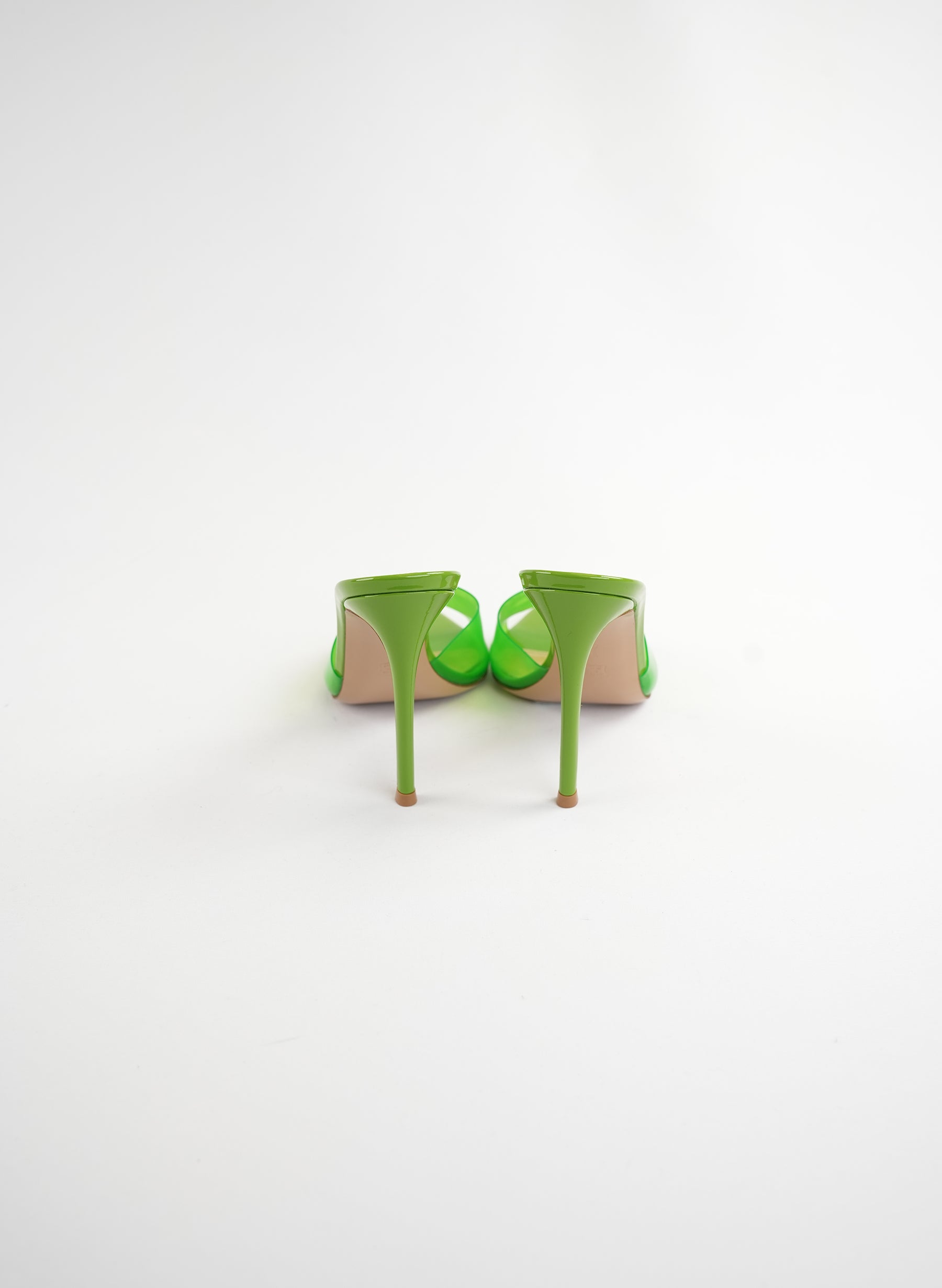 Gianvito Rossi - Sandales à talons Elle vertes