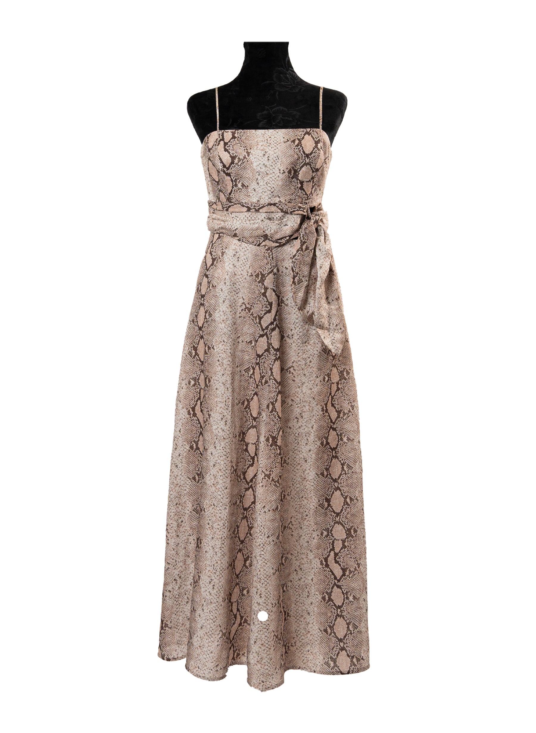 Robe midi imprimée python Bellitude de Zimmermann