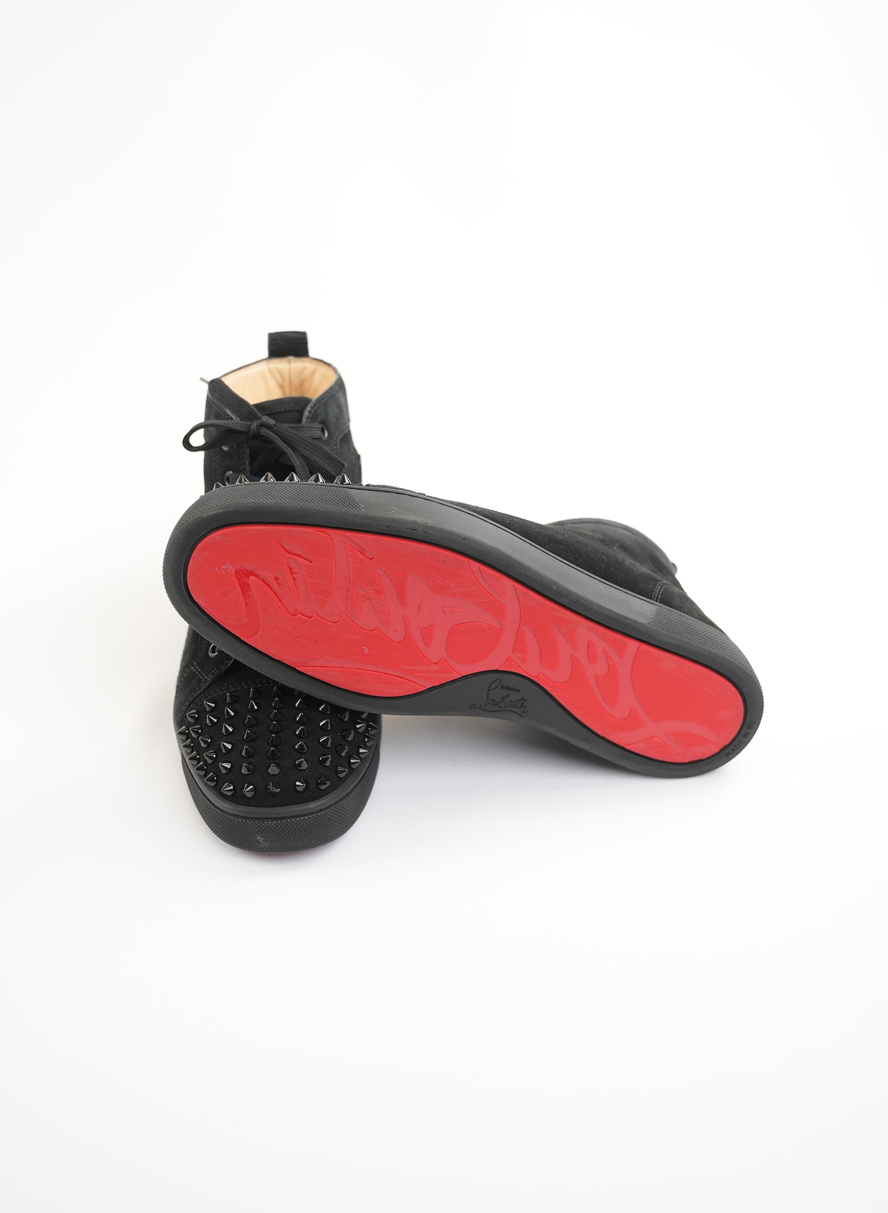Christian Louboutin Lou Spikes High-top Sneakers