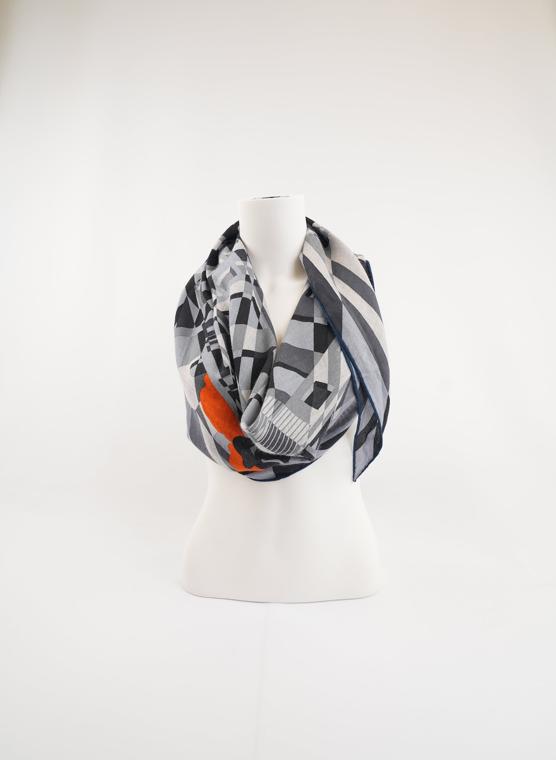 Hermès Cashmere Print Scarf
