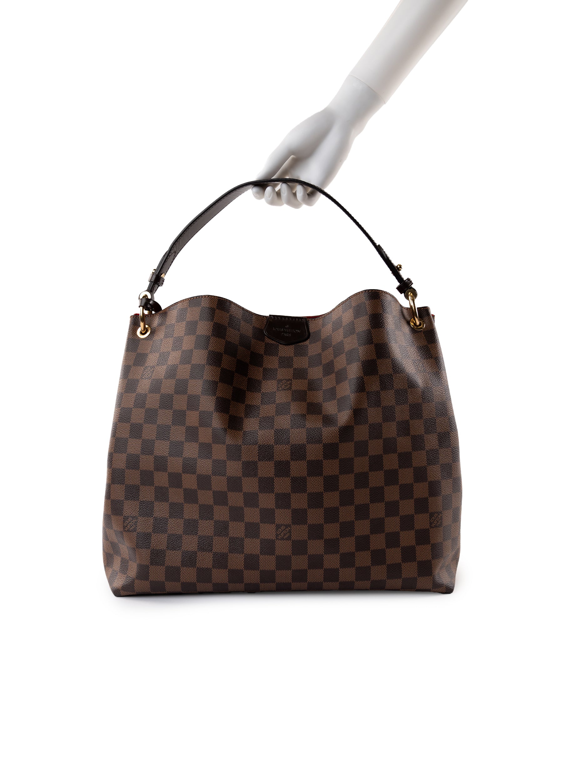 Louis Vuitton Damier Ebene Graceful MM Shoulder Bag