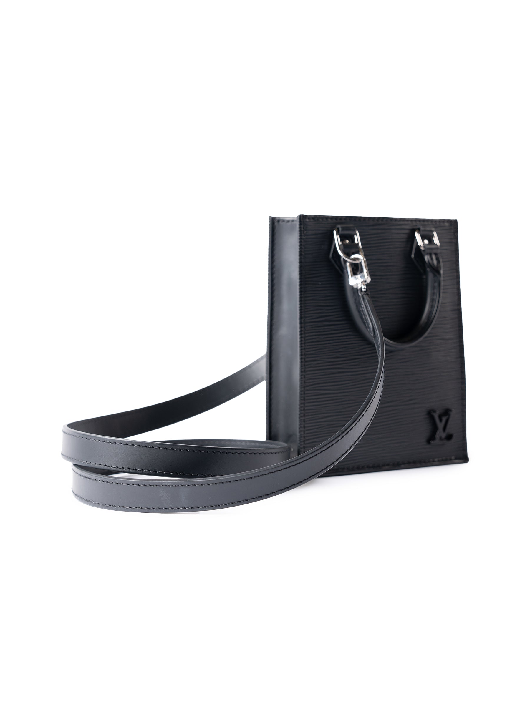 Sac Louis Vuitton Petit Sac Plat en cuir Epi