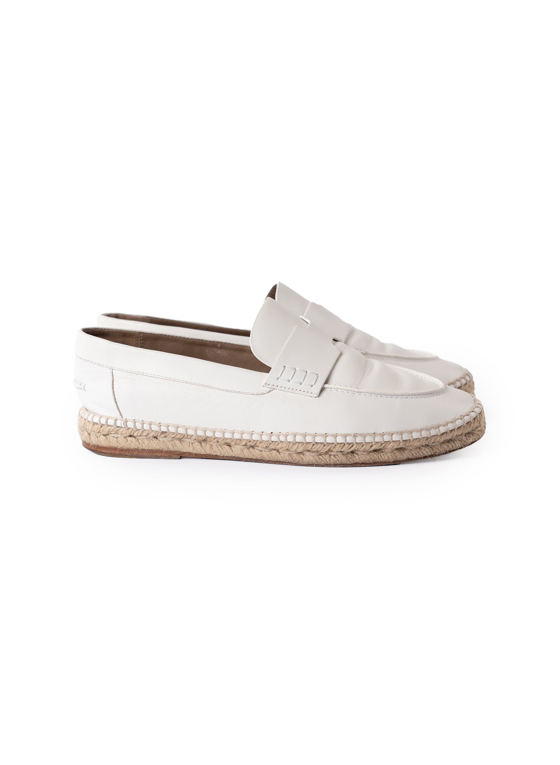 Espadrilles Hermès en cuir de veau Trip