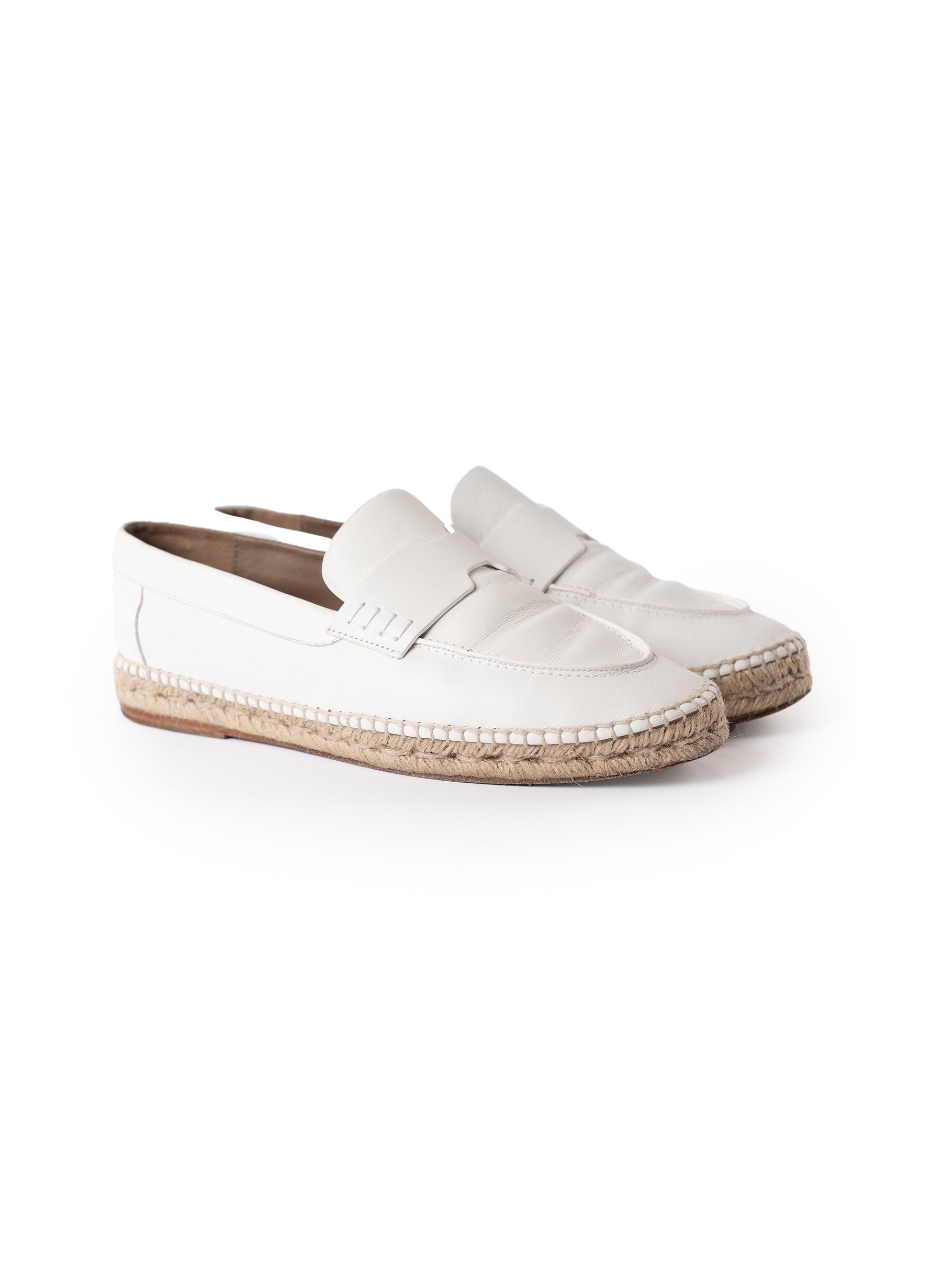 Espadrilles Hermès en cuir de veau Trip