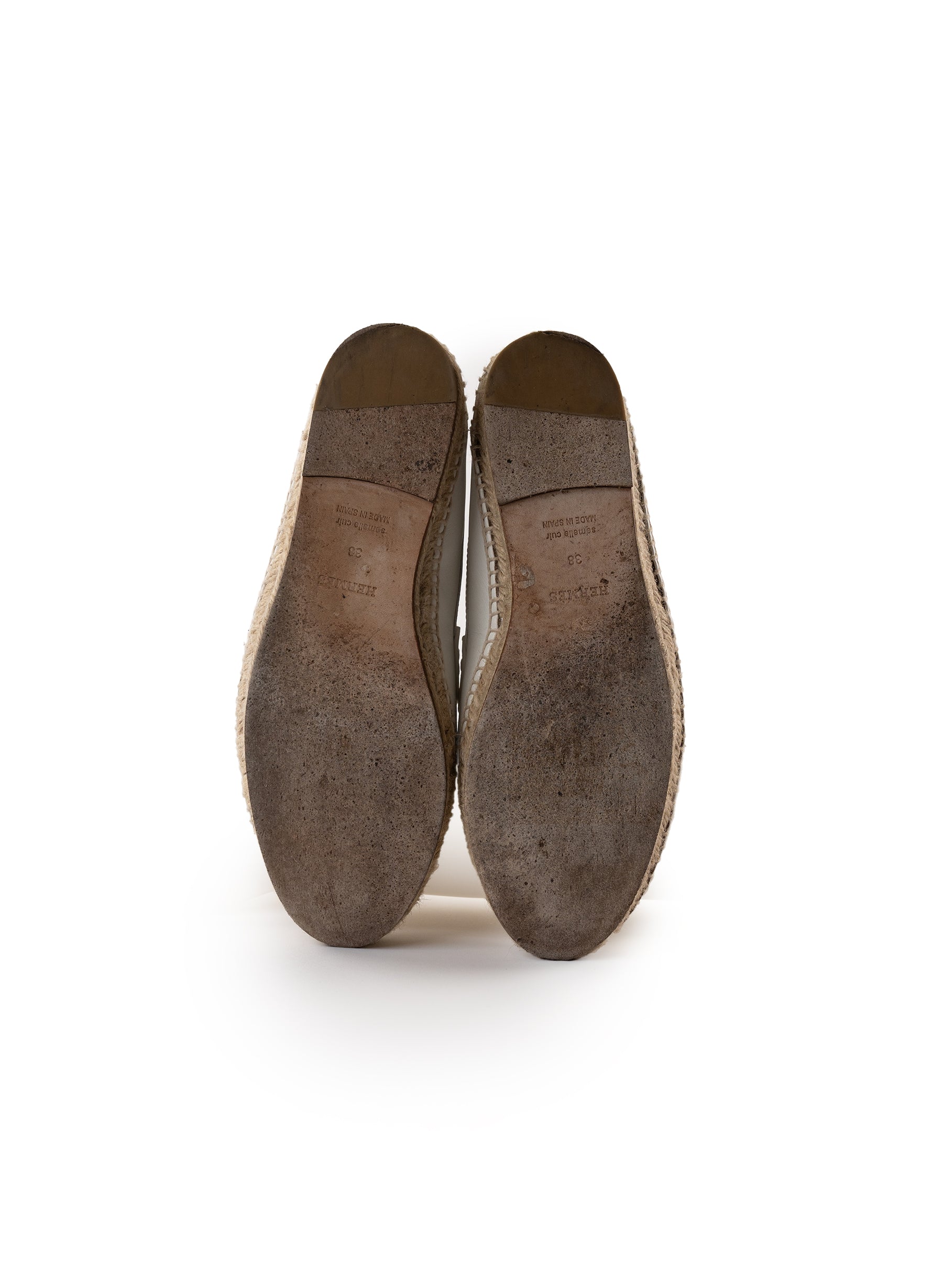 Espadrilles Hermès en cuir de veau Trip