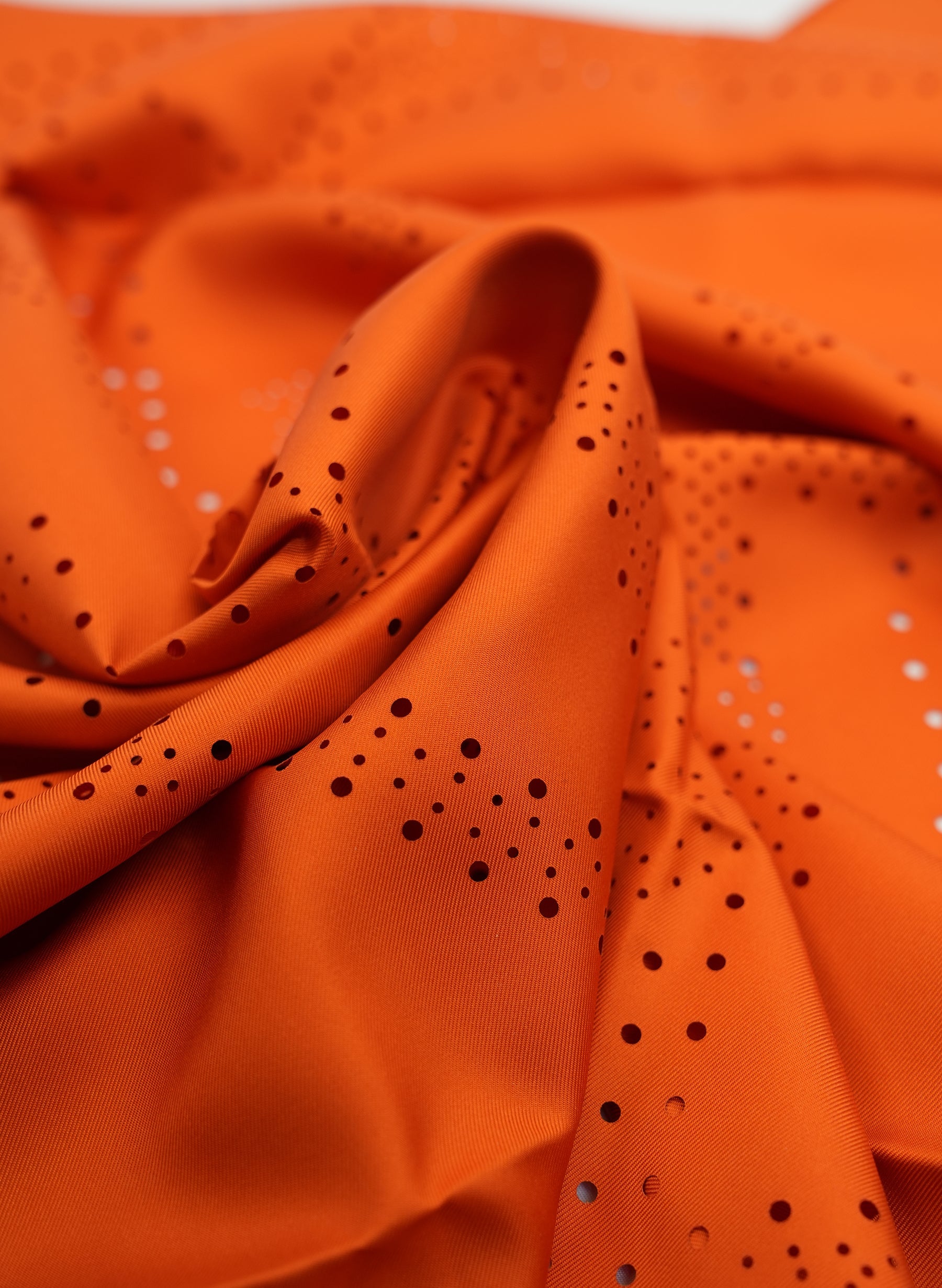Hermes Orange Silk Scarf