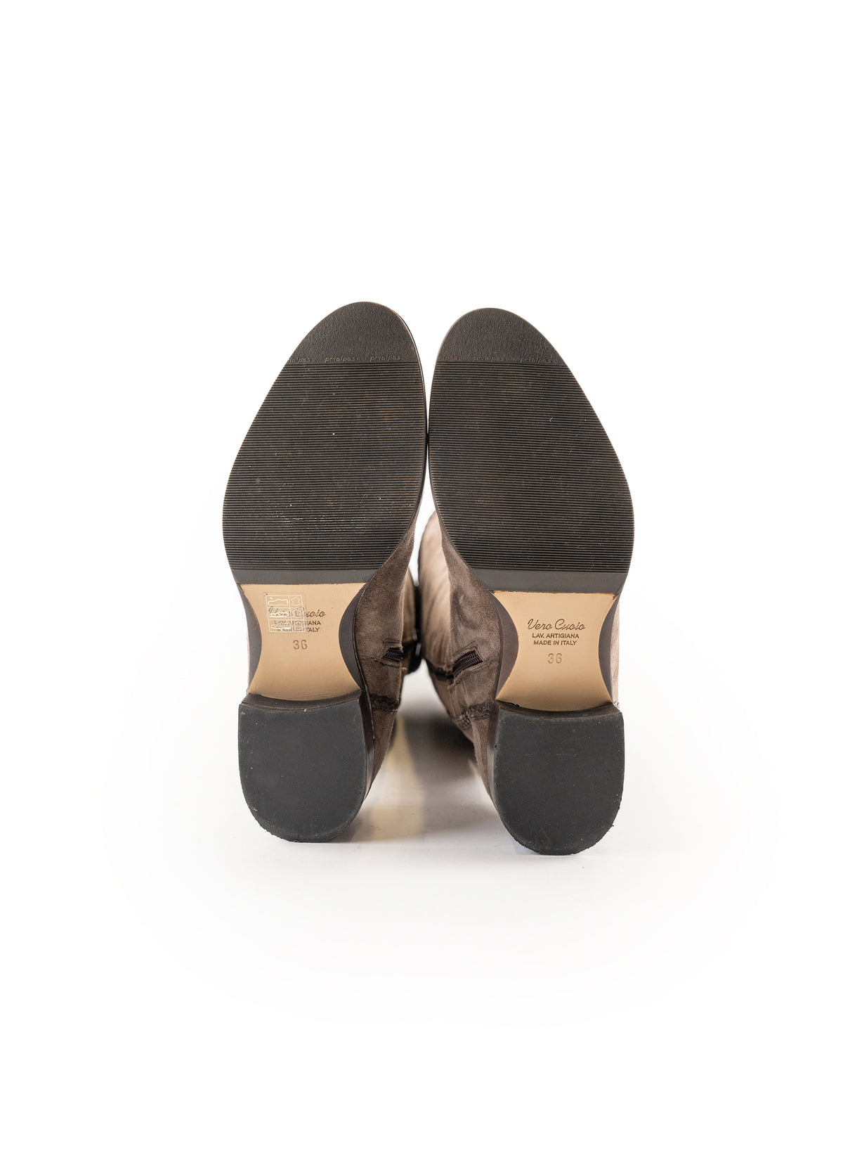 Lavorazione Artigiana bottes hautes en daim