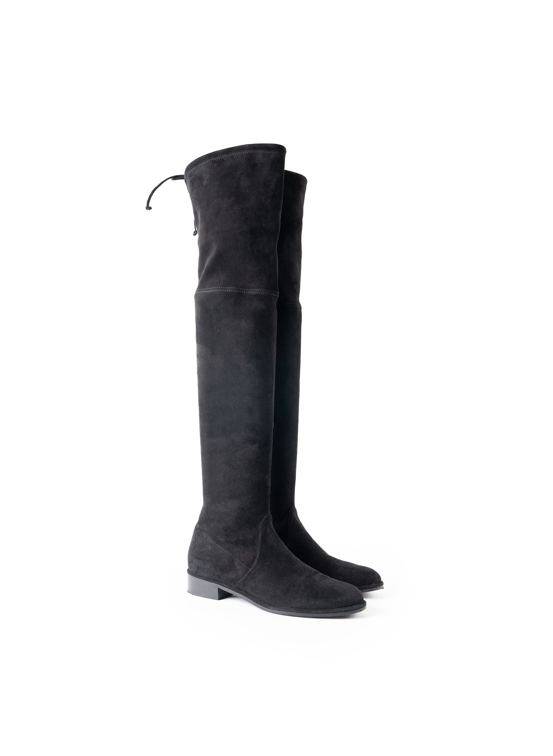 Bottes hautes Stuart Weitzman en daim LowLand