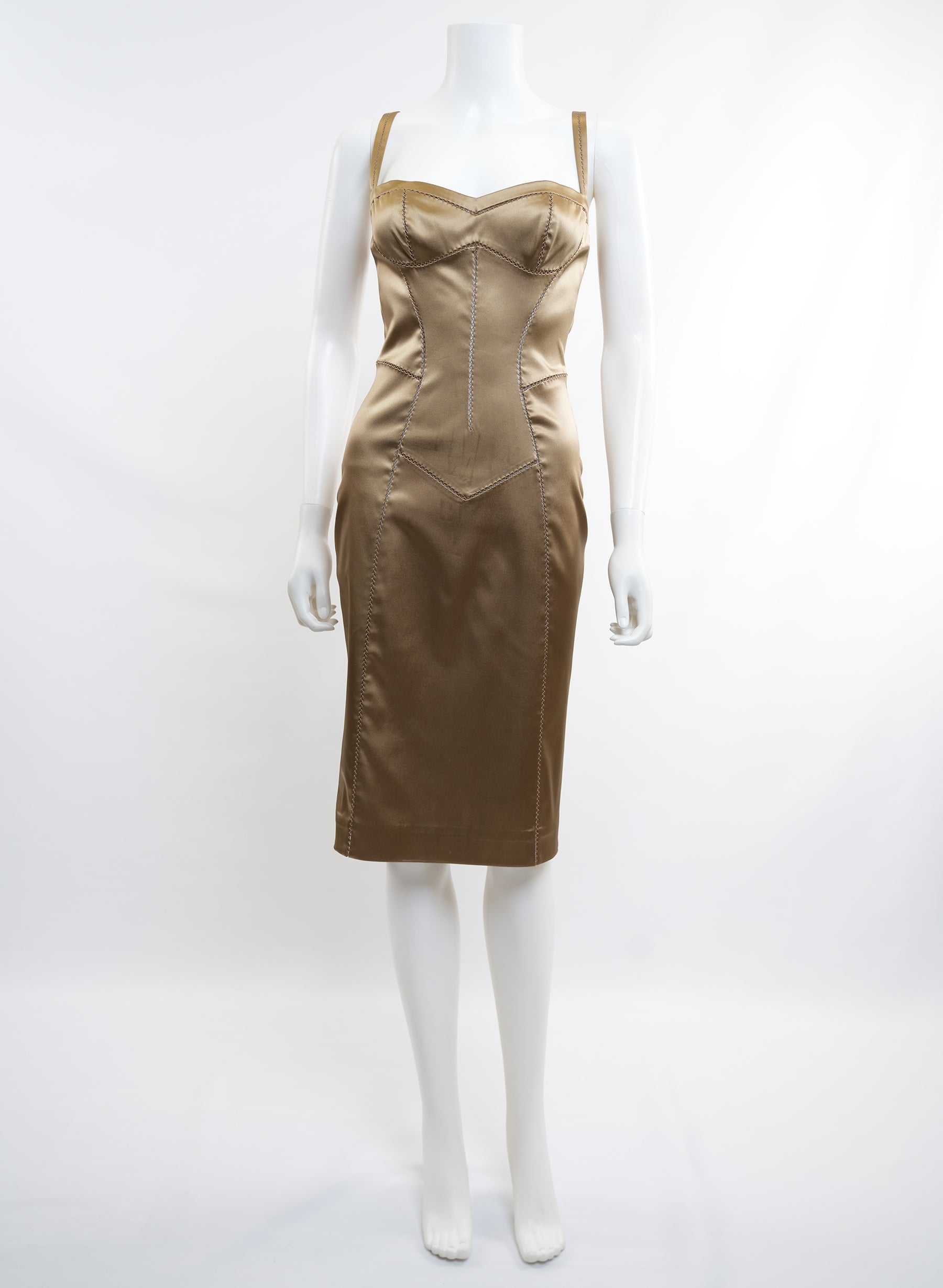 Dolce Gabbana Satin Slip Dress