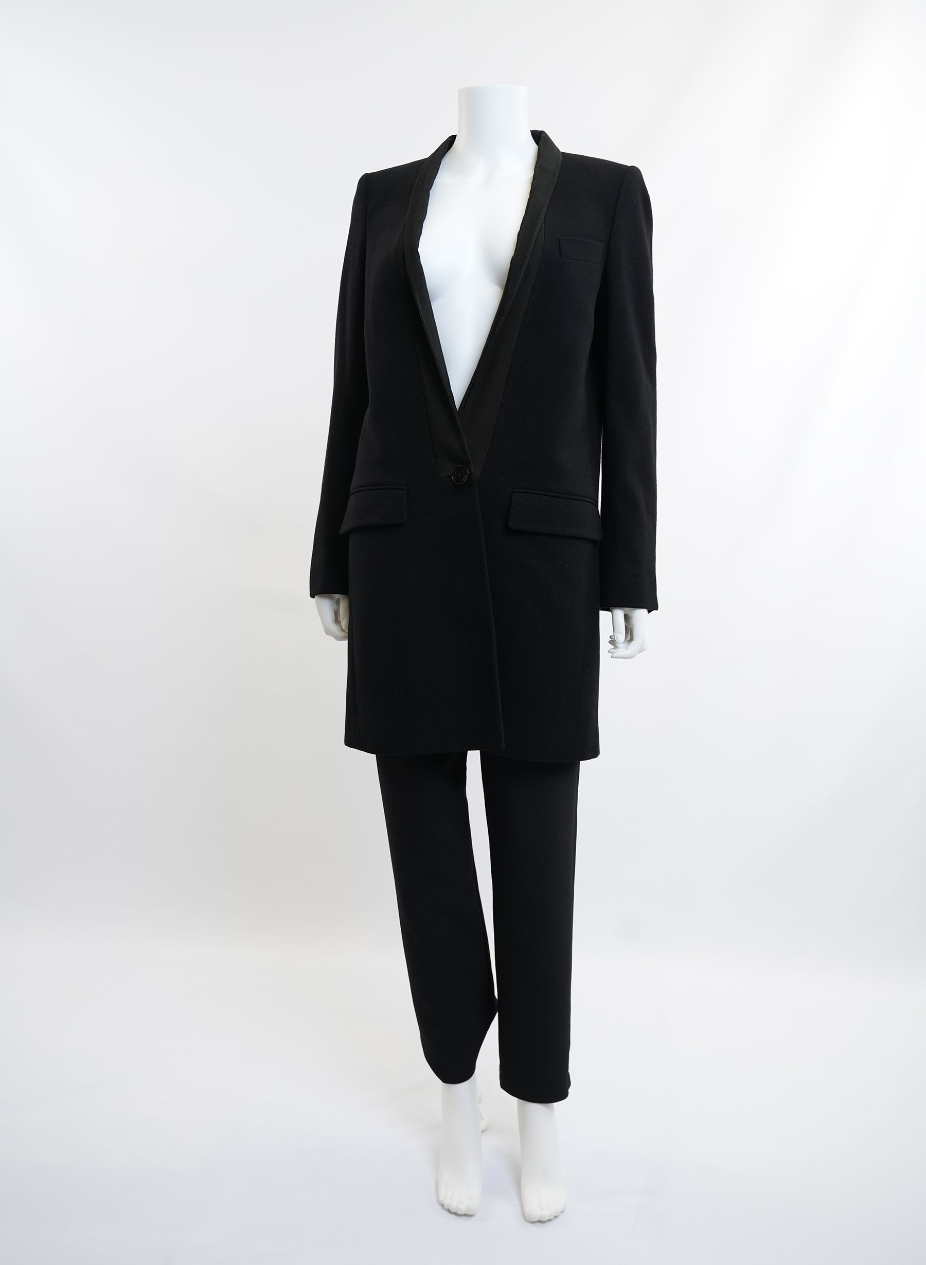 Stella McCartney Wool Gabardire Coat