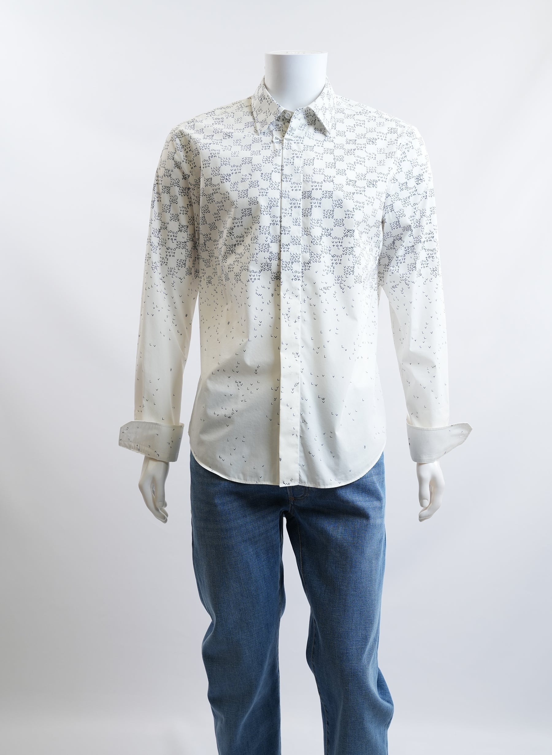 Louis Vuitton Printed Button Up