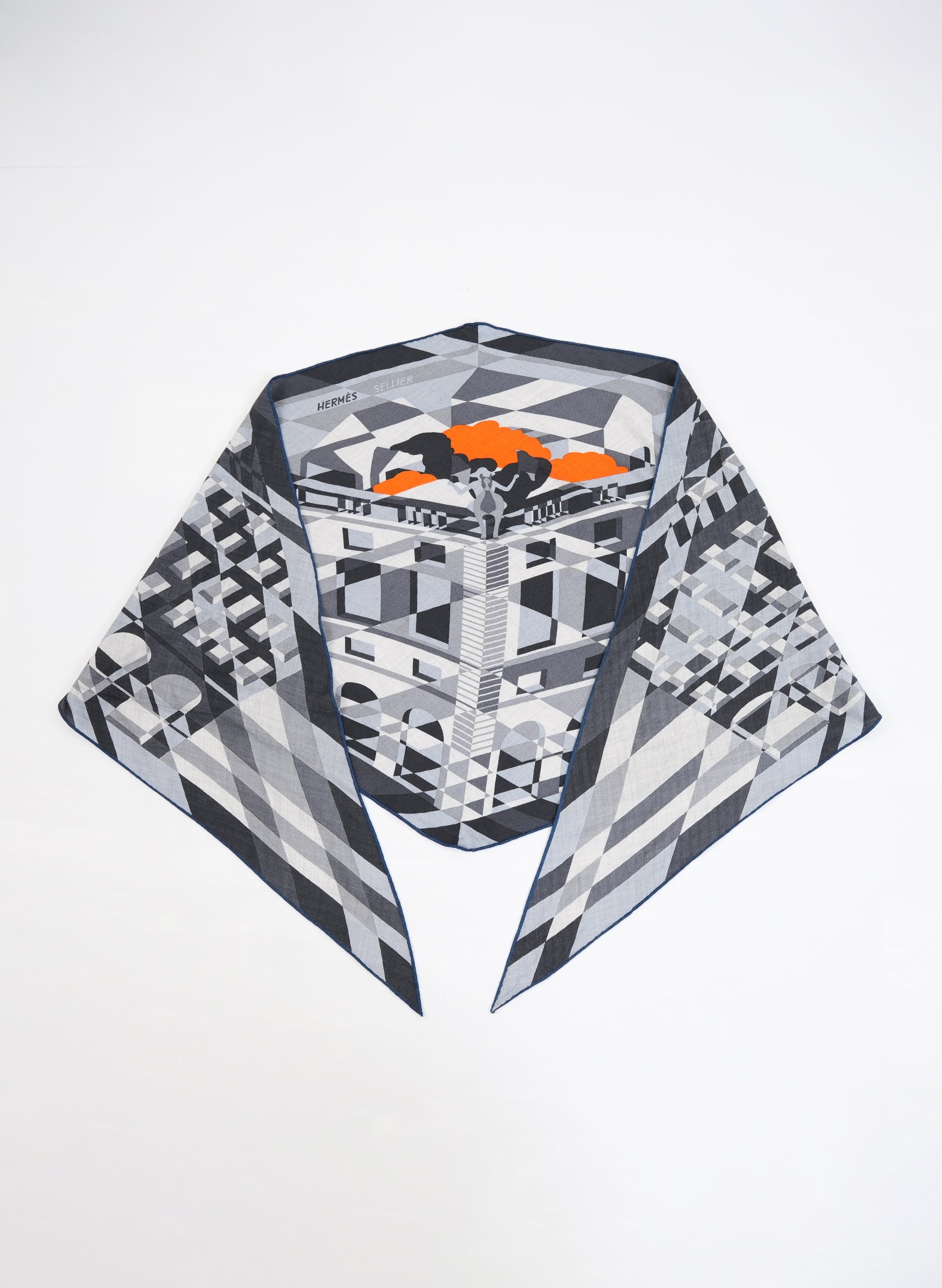 Hermès Cashmere Print Scarf
